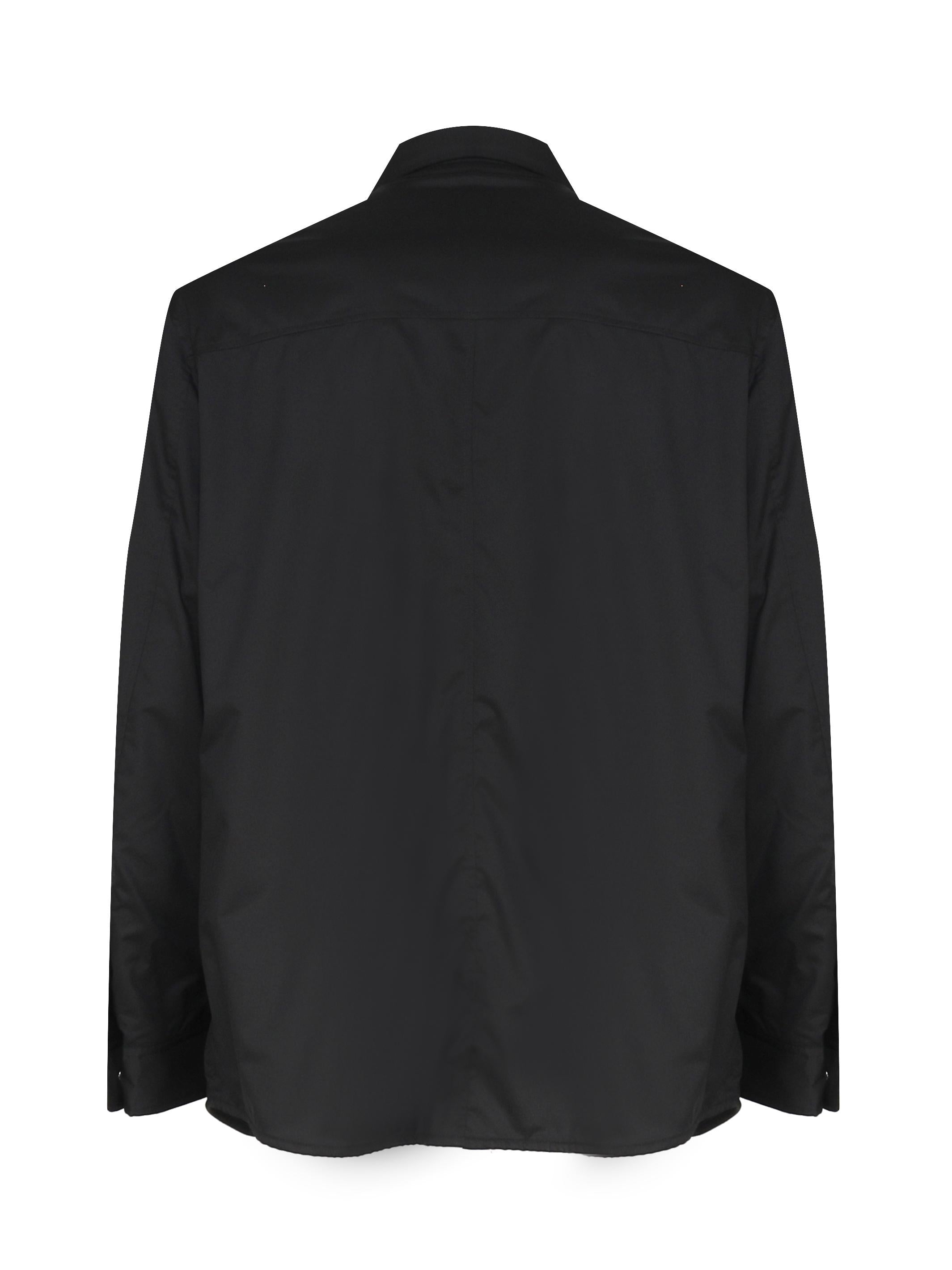 Camicia in tessuto semilucido e targhetta con logo G5KI7T GG731N0000 DOLCE & GABBANA