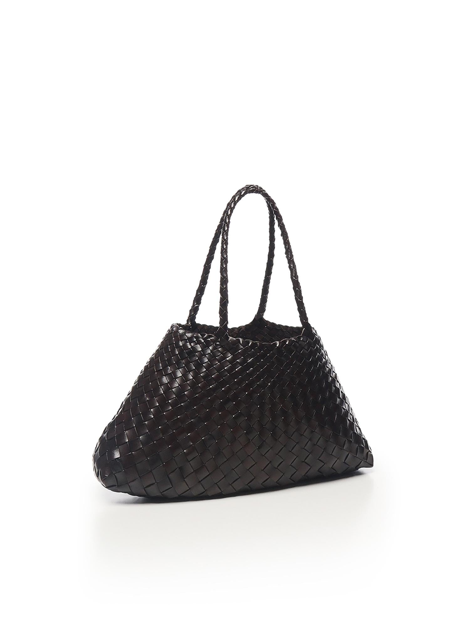 Borsa santa croce big 8892 DARK BROWN DRAGON DIFFUSION
