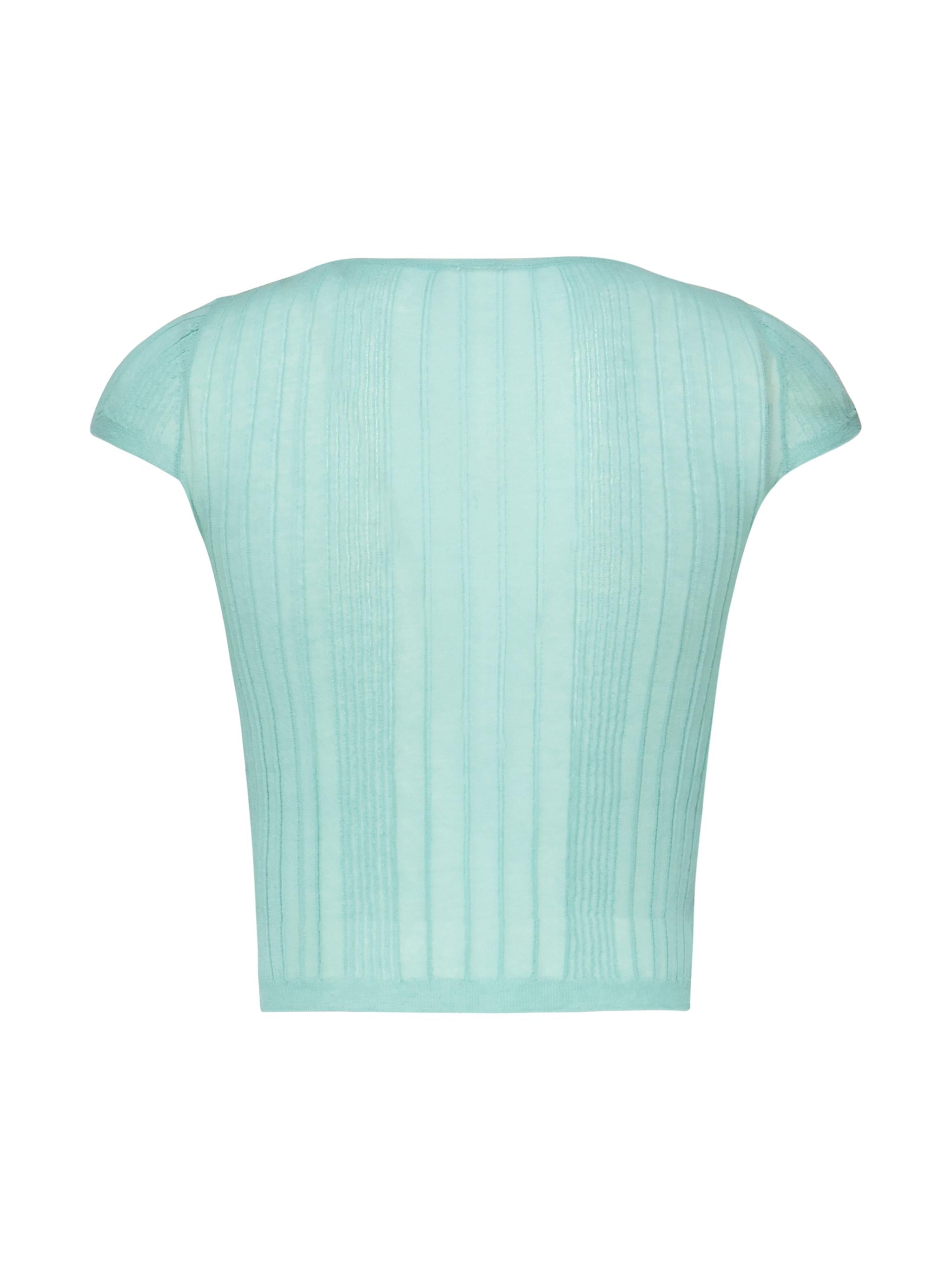 Maglia Tambora a costine 104773 A1NDT65 PINKO