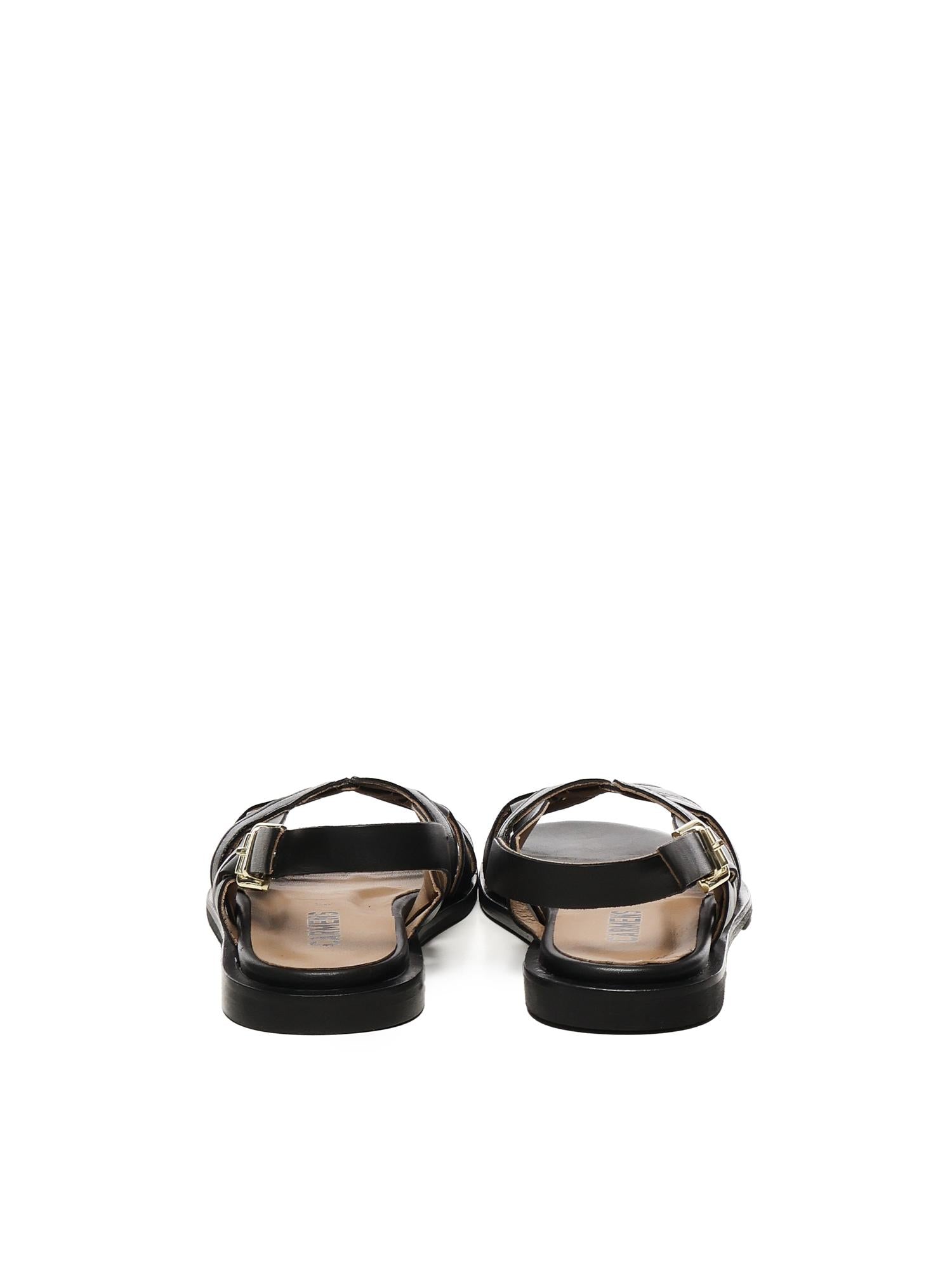 Sandalo Gabietta flat A55193 NERO CARMENS