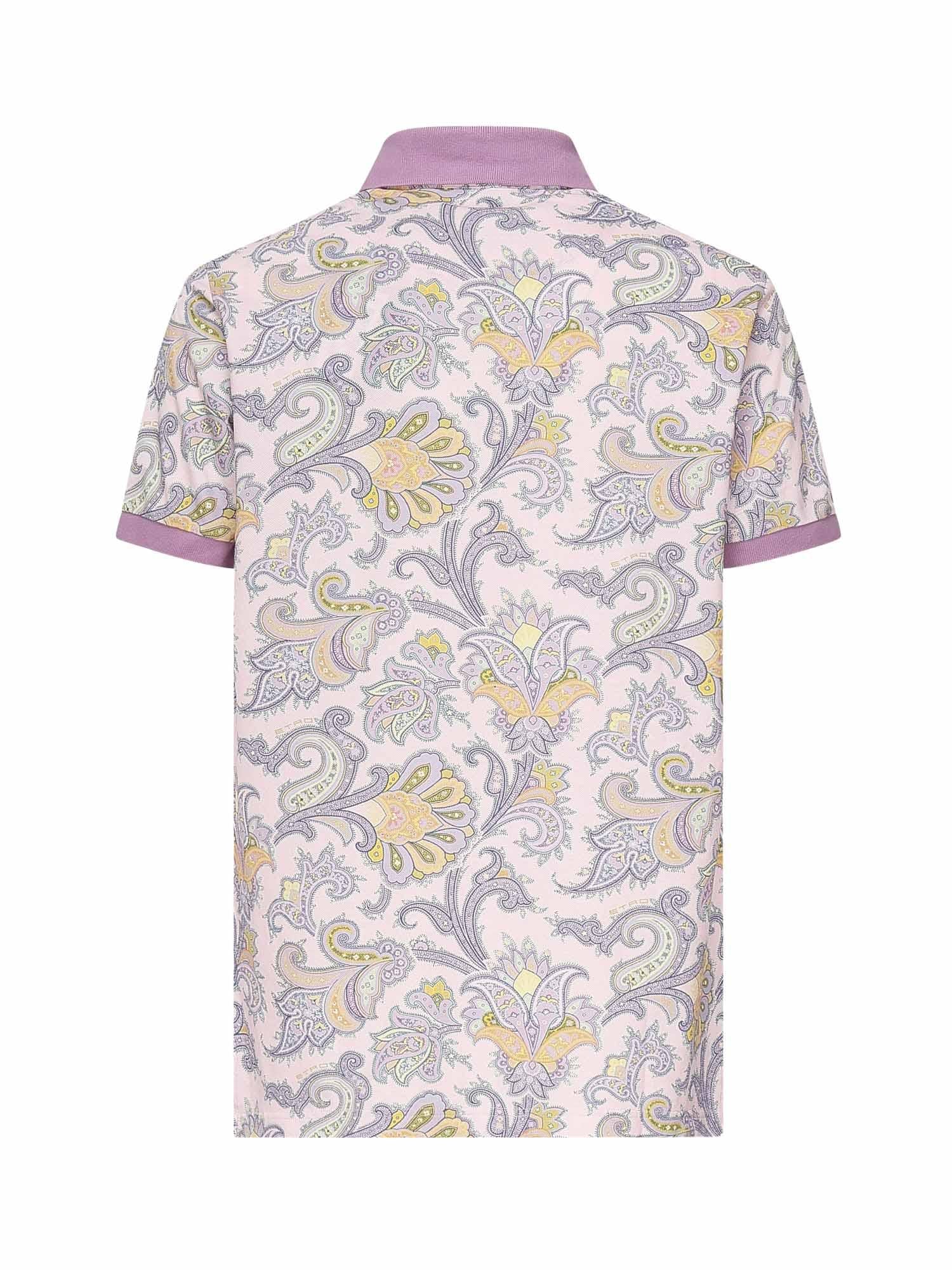 Polo con stampa floreale MRMD0004 AK570X0870 ETRO