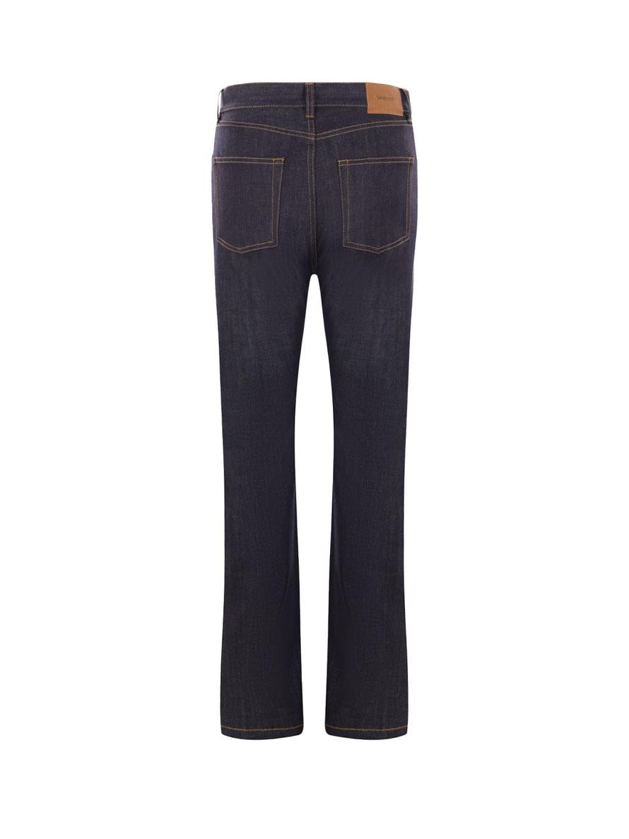 Jeans in denim di cotone 807142 Y23HA4020 SAINT LAURENT