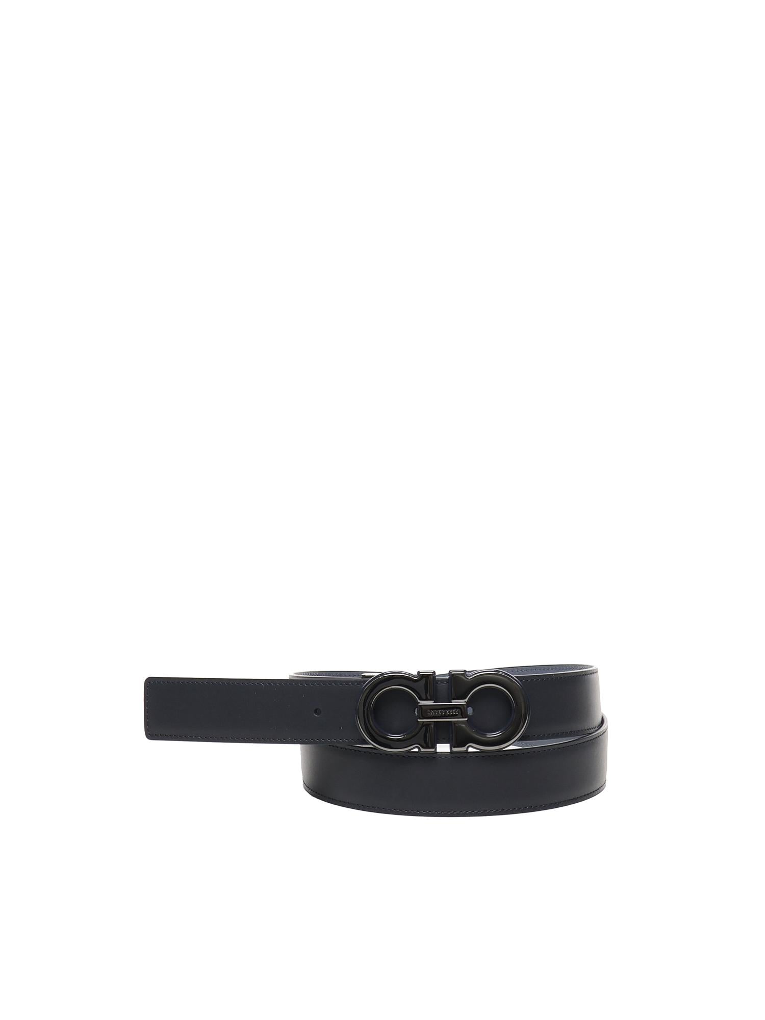 Cintura Gancini reversibile 670460 786315002 FERRAGAMO