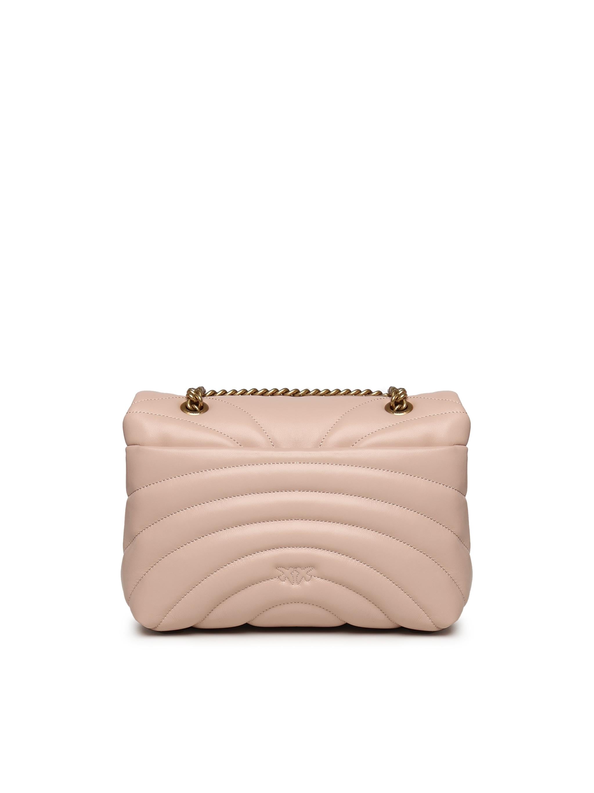 Borsa grande Love Bag Puff trapunta farfalla 100038 A1EXO81Q PINKO