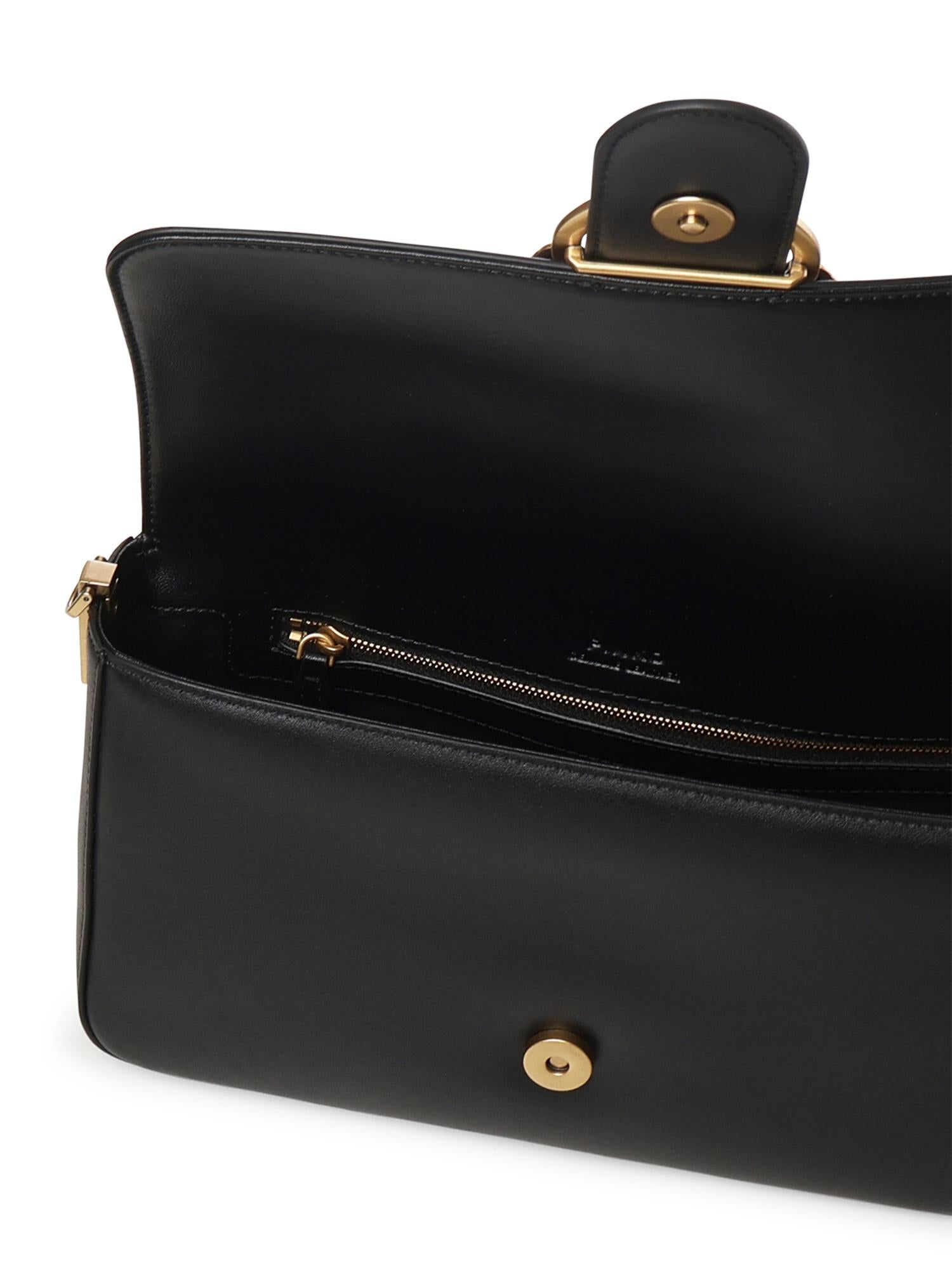 Borsa Love Bag One Slouchy in pelle 105823 A0QOZ99Q PINKO