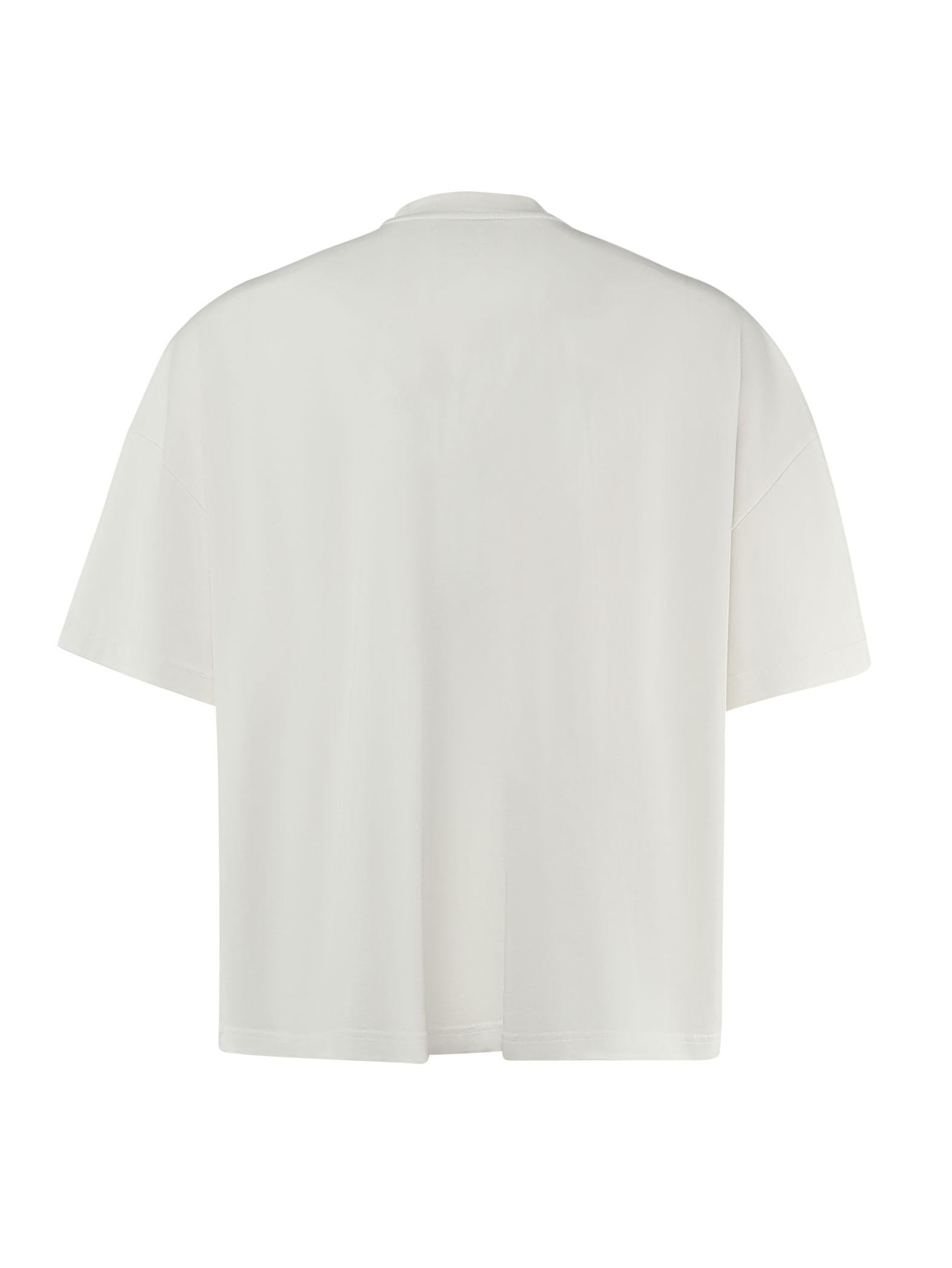 T-shirt con logo lettering TS001001 WHT BONSAI