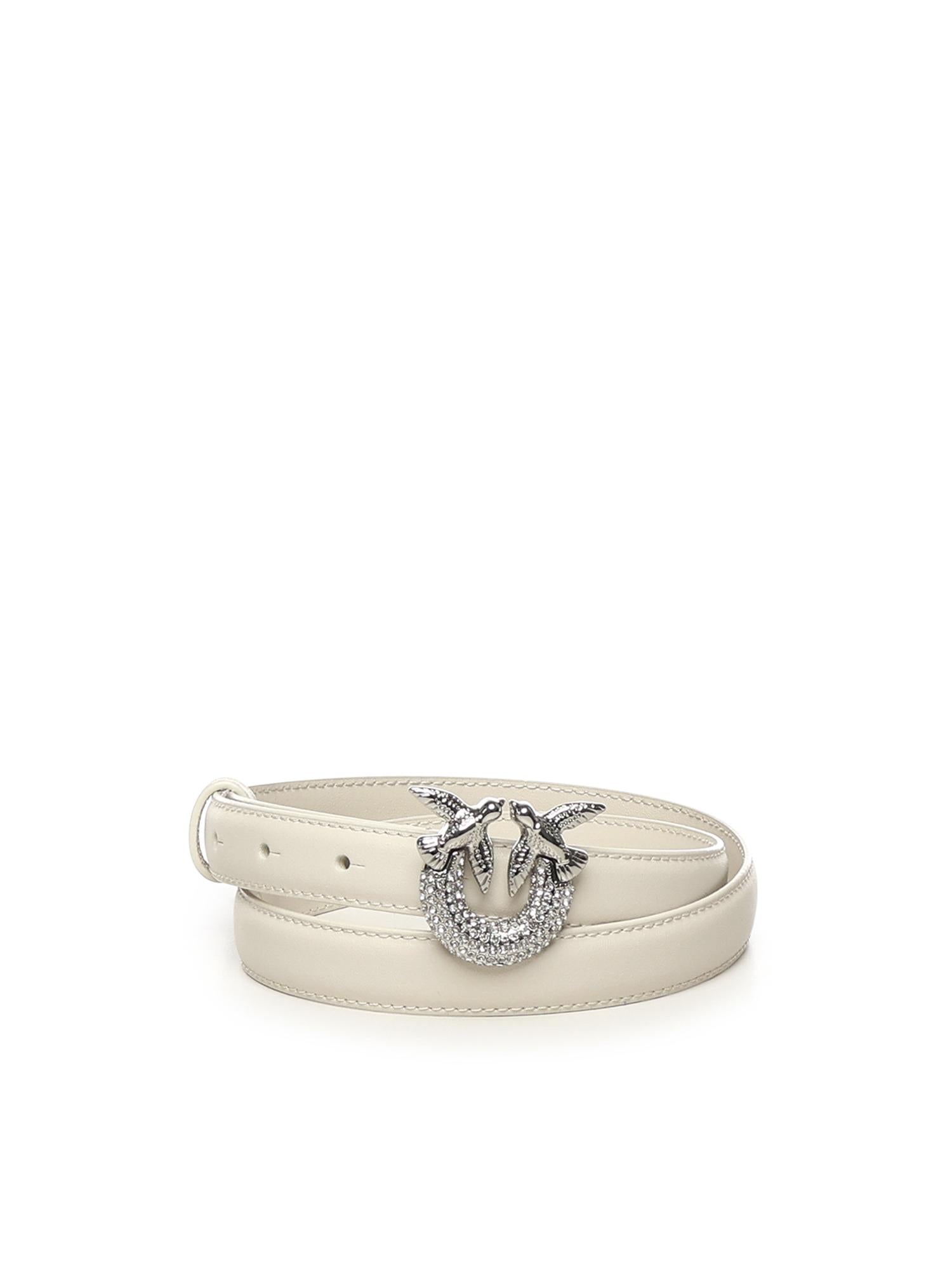 Cintura in pelle con logo 105876 A0F1Z14N PINKO