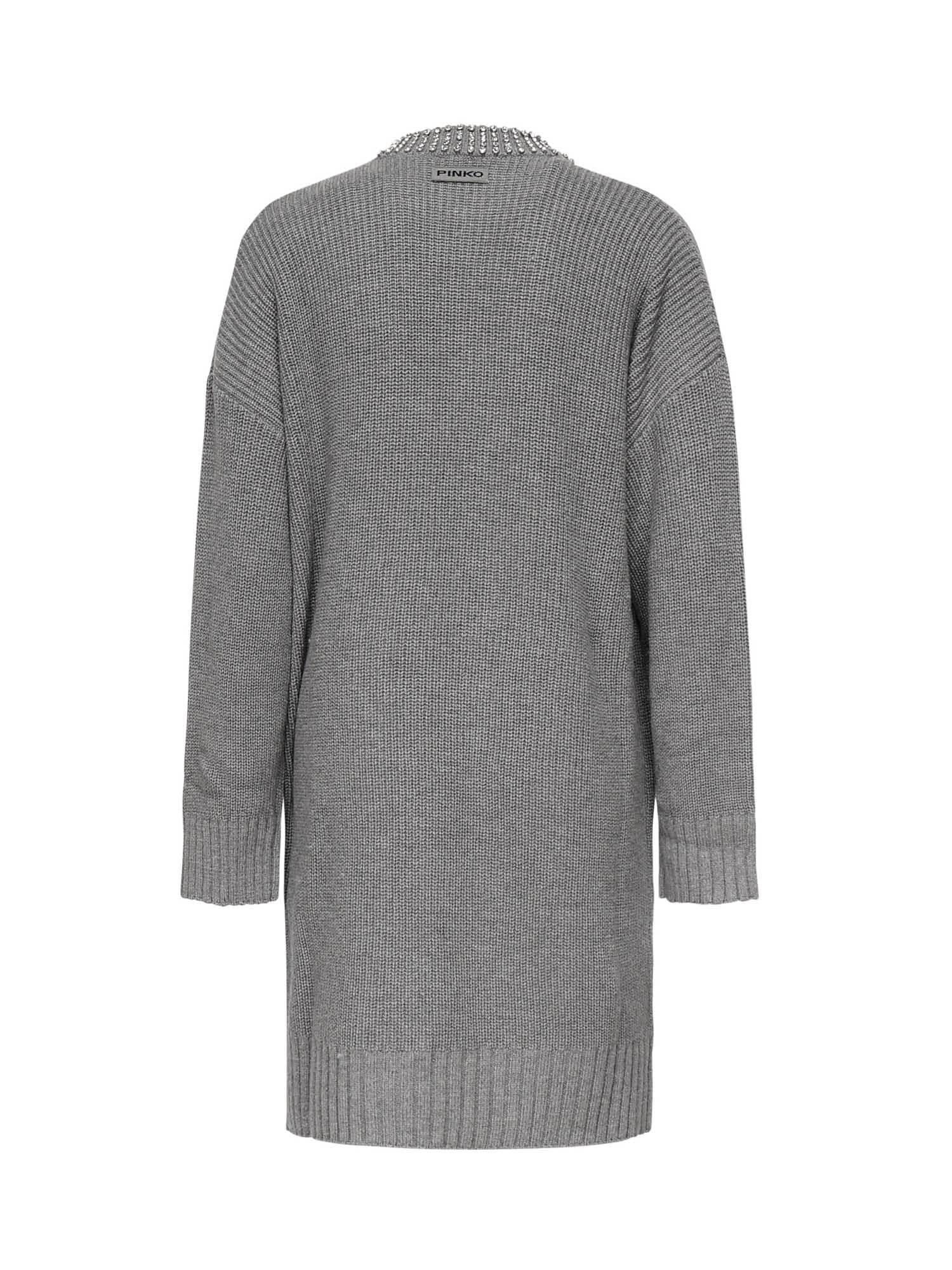 Abito Ask in maglia di misto lana 105746 A2S4II2 PINKO