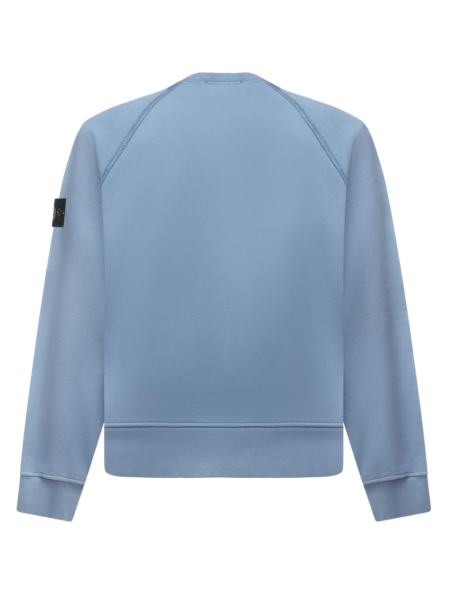 Felpa girocollo in cotone biologico con logo K2S156100022 S0A20V002B STONE ISLAND