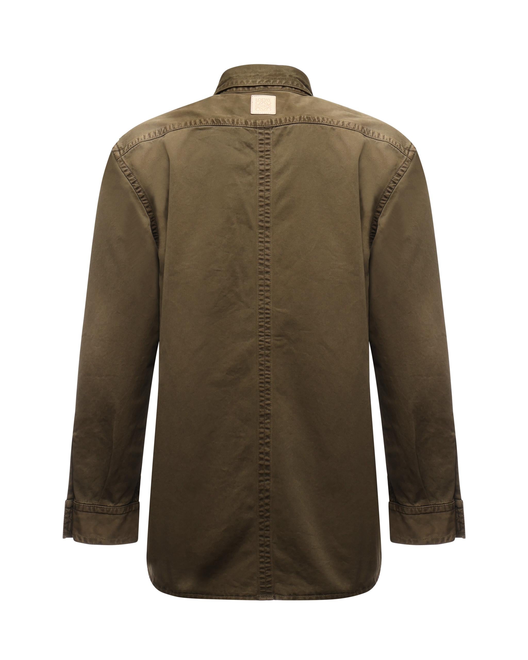 Giacca-camicia in cotone H526Y02WA3 4160 LOEWE