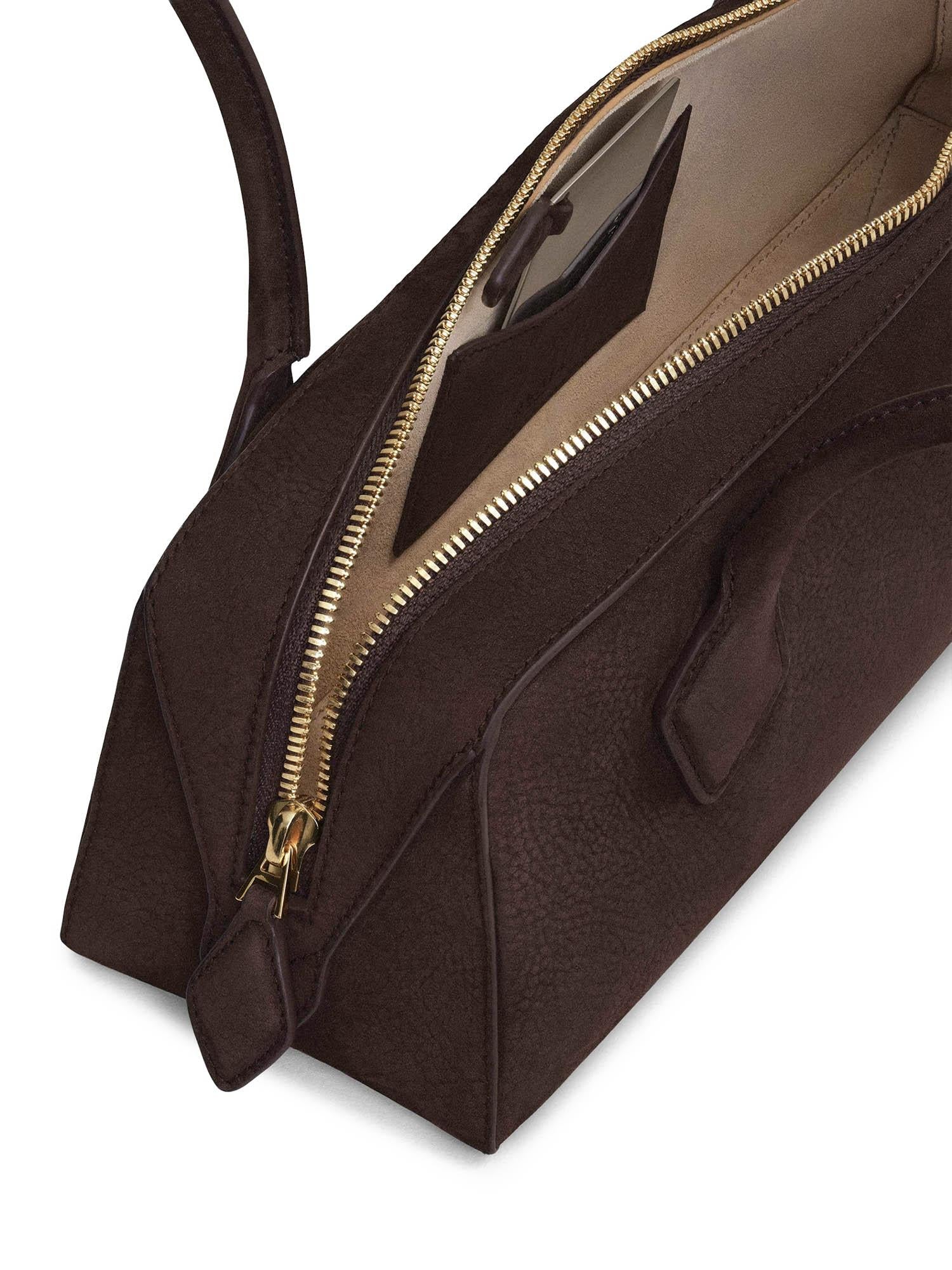 Borsa Le Teckel Media in nabuk AA1S06033CA214 741 ALAIA