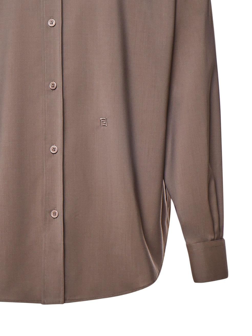Camicia in lana leggera FS1275 ASCHF0U3V FENDI