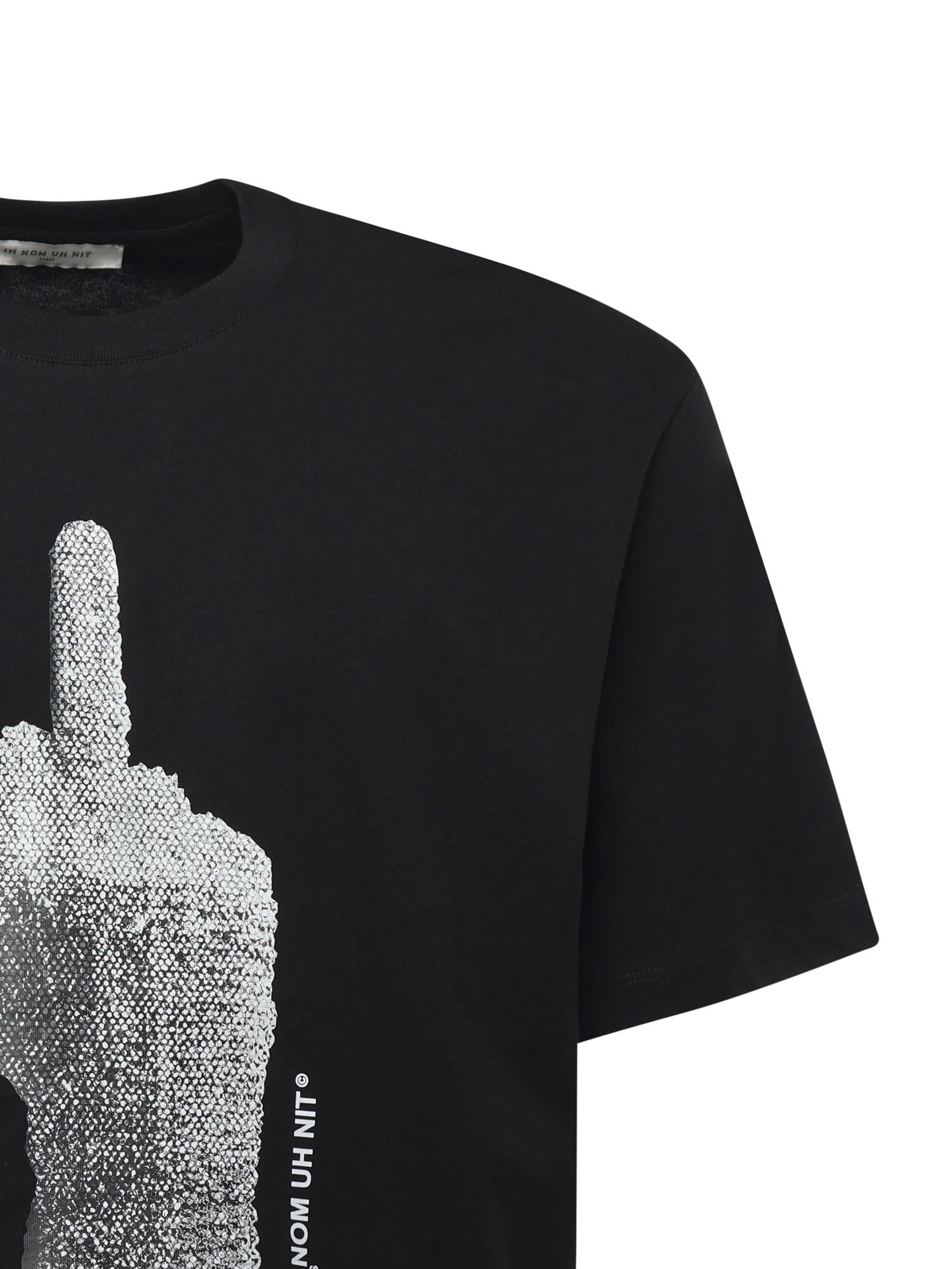 T-shirt con stampa in cotone NCW25204 009 IH NOM UH NIT