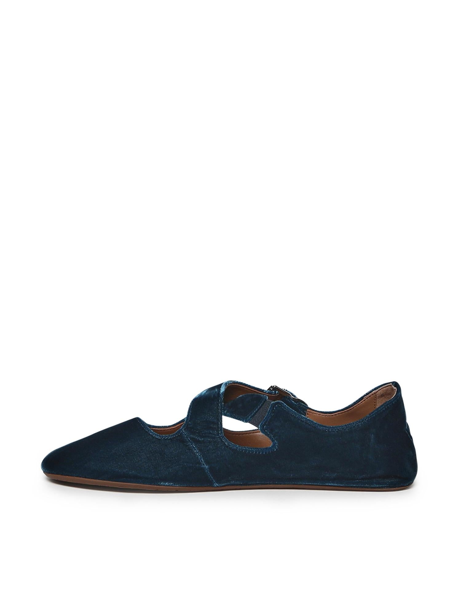Ballerine flat in cavallino AA3A046A014 683 ALAIA