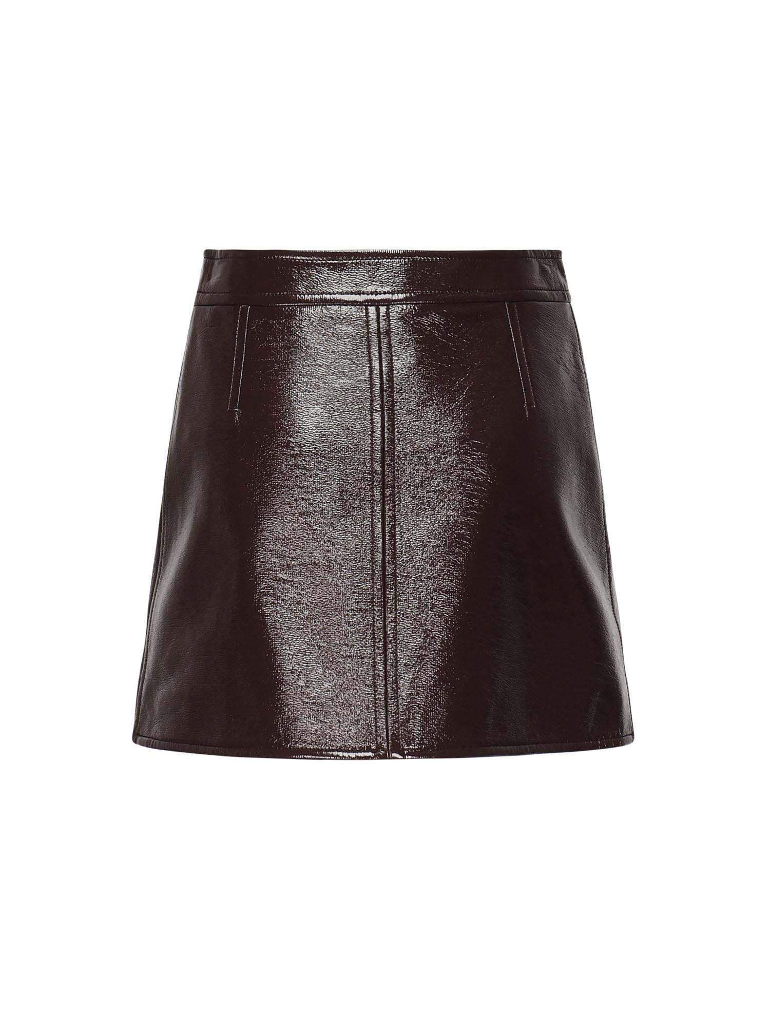 Minigonna in vinile reedition PERCJU001VY0014 4010 COURREGES