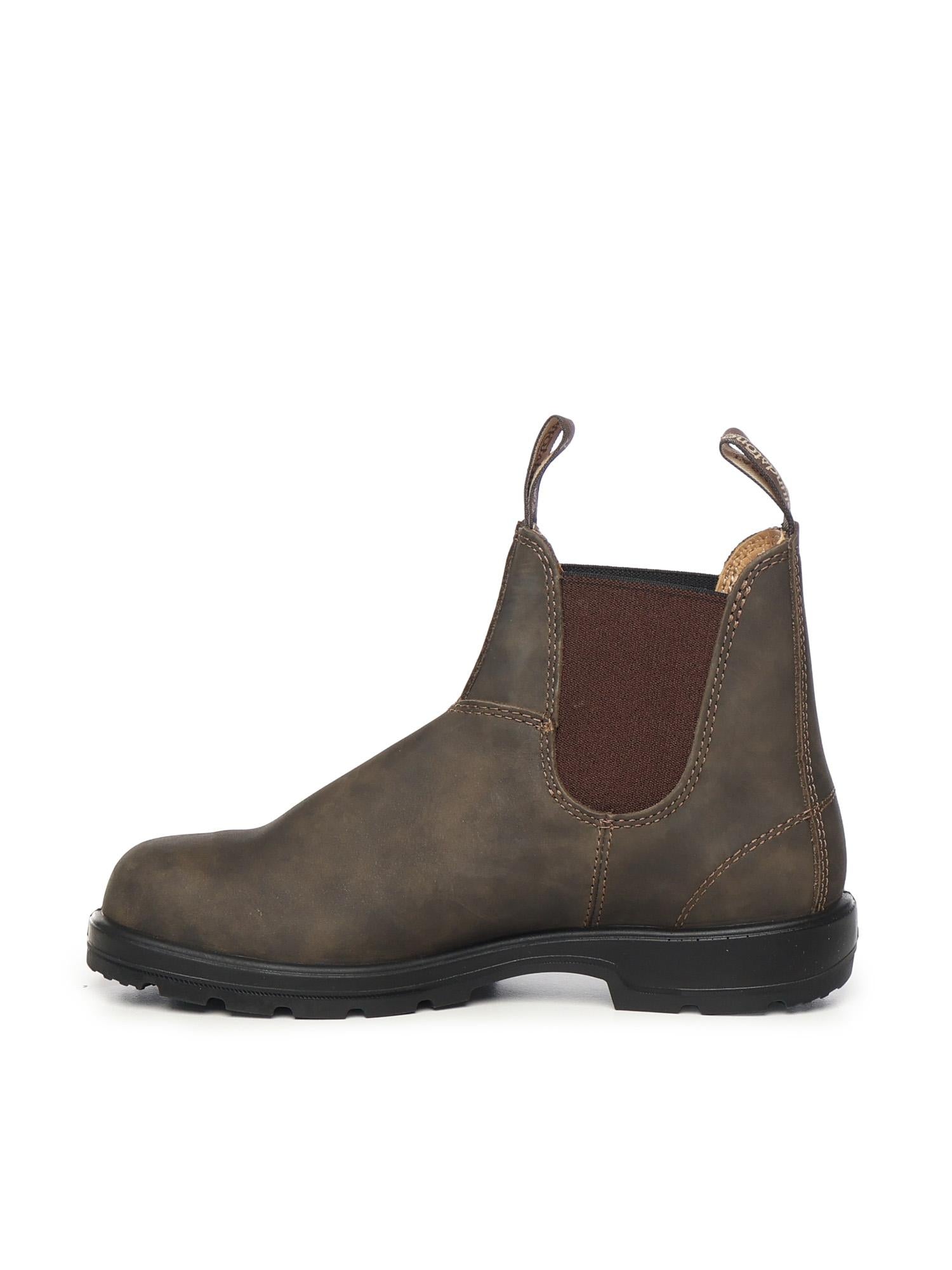 Chelsea boots in pelle 585 RUSTIC BROWN BLUNDSTONE