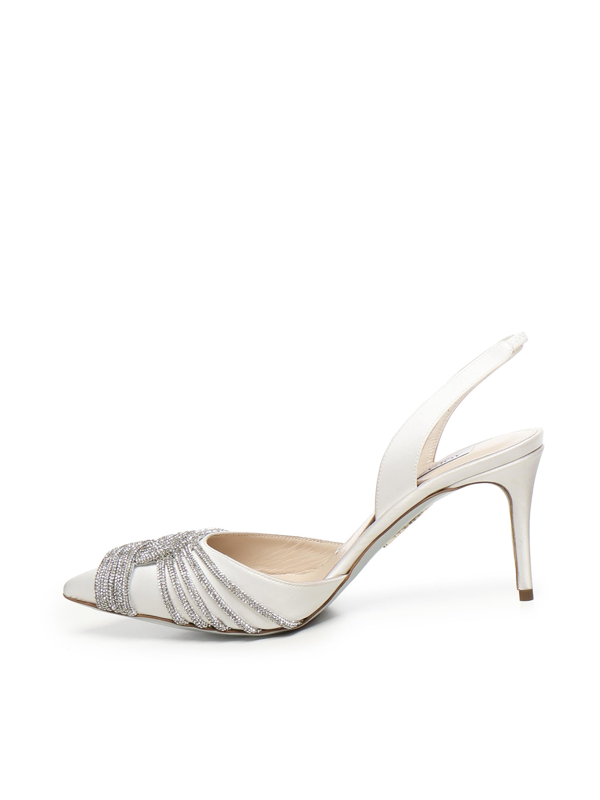 Gatsby Satin Pumps GASMIDBR SATFFF AQUAZZURA