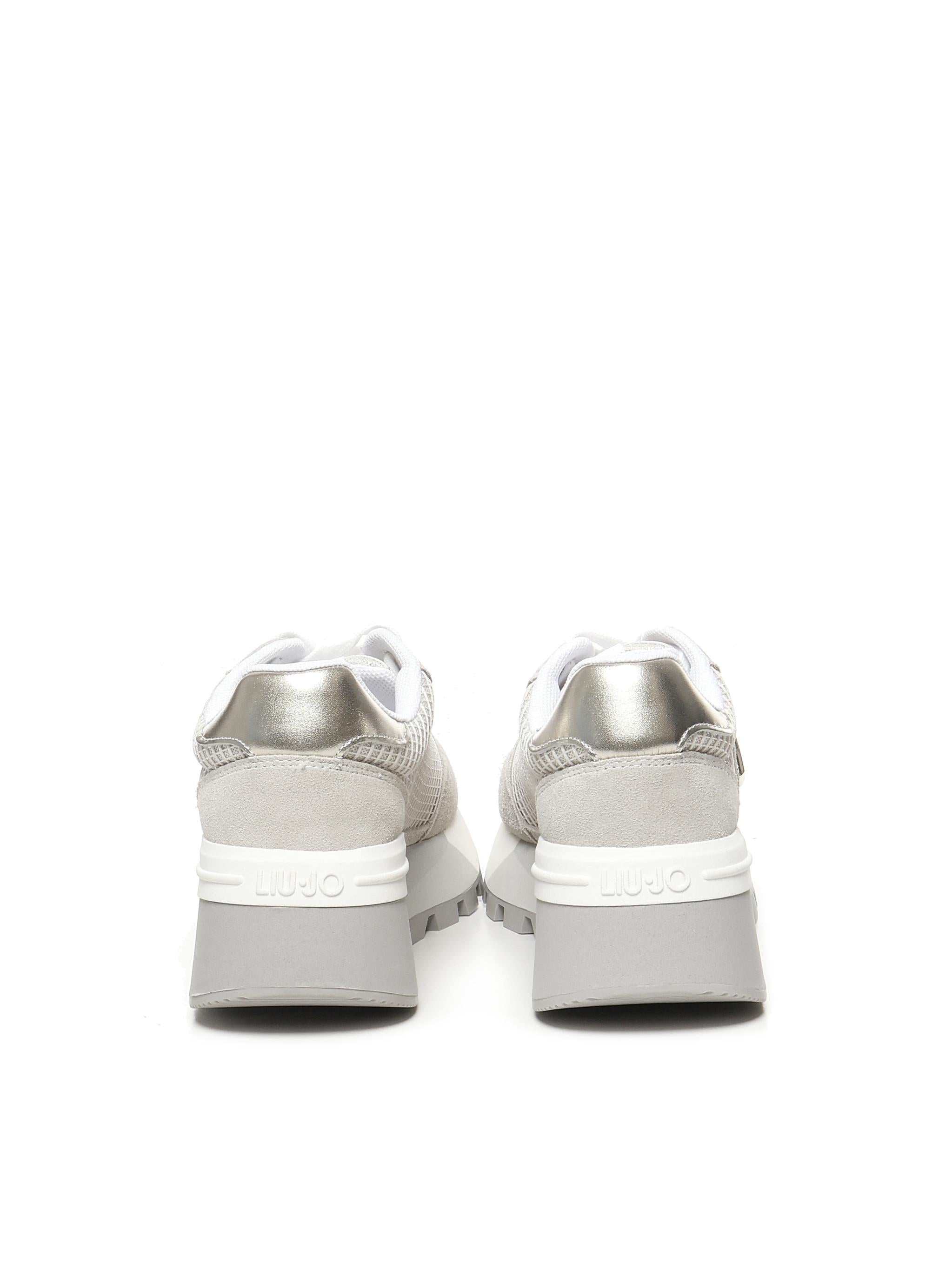 Sneakers platform in suede e mesh BA5049PX027S1803 LIU JO