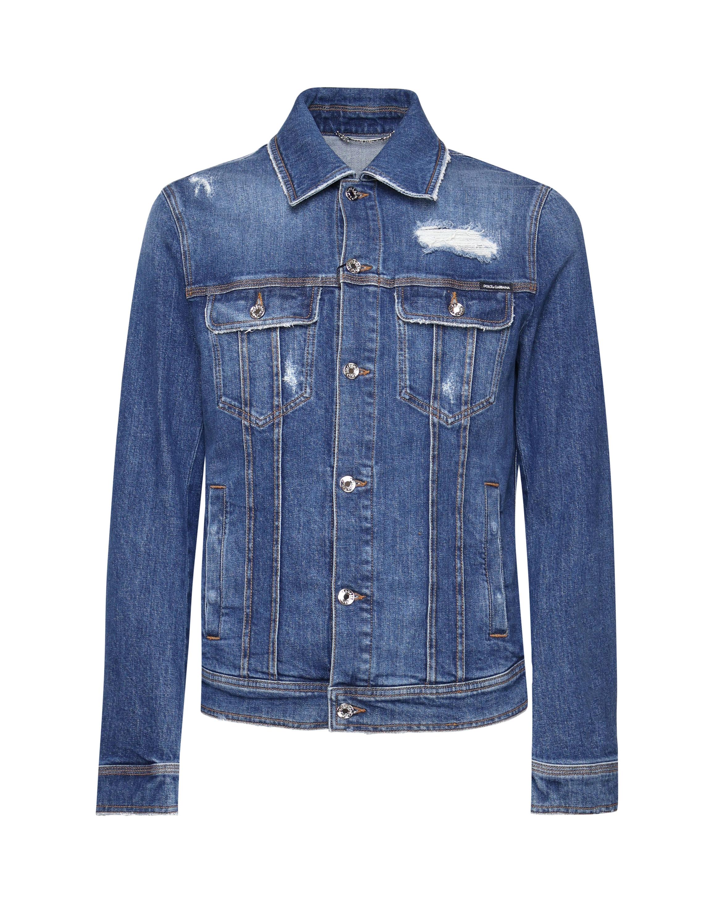 Giacca in denim di cotone G9VZ8D G8LN5S9001 DOLCE & GABBANA
