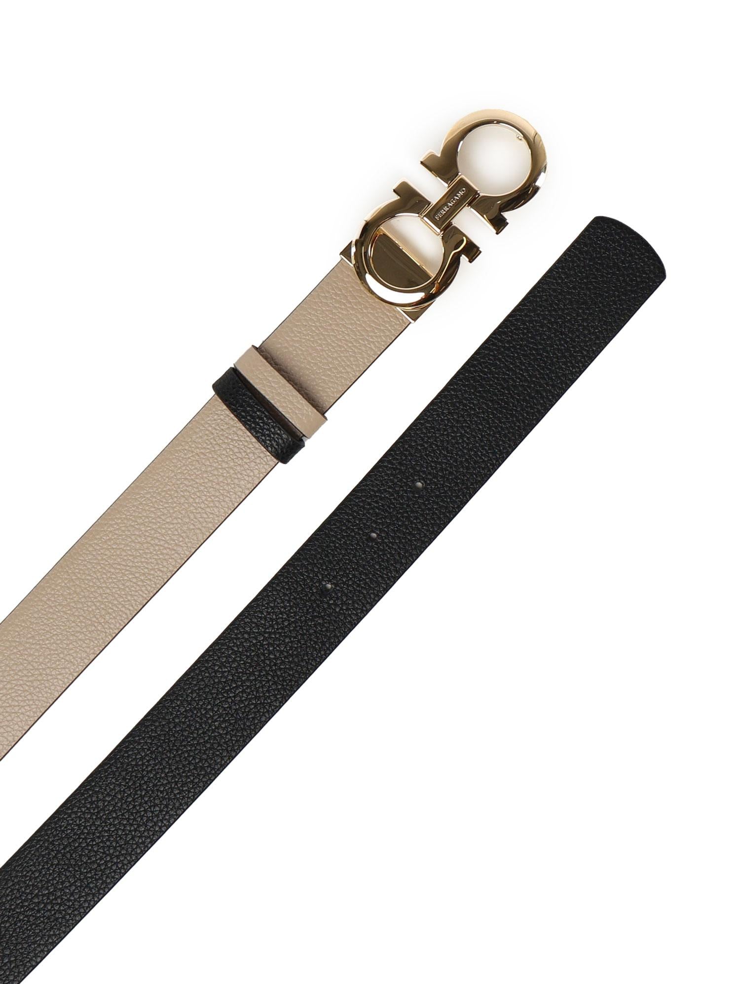 Cintura reversibile e regolabile Gancini 23A564 781815743 FERRAGAMO