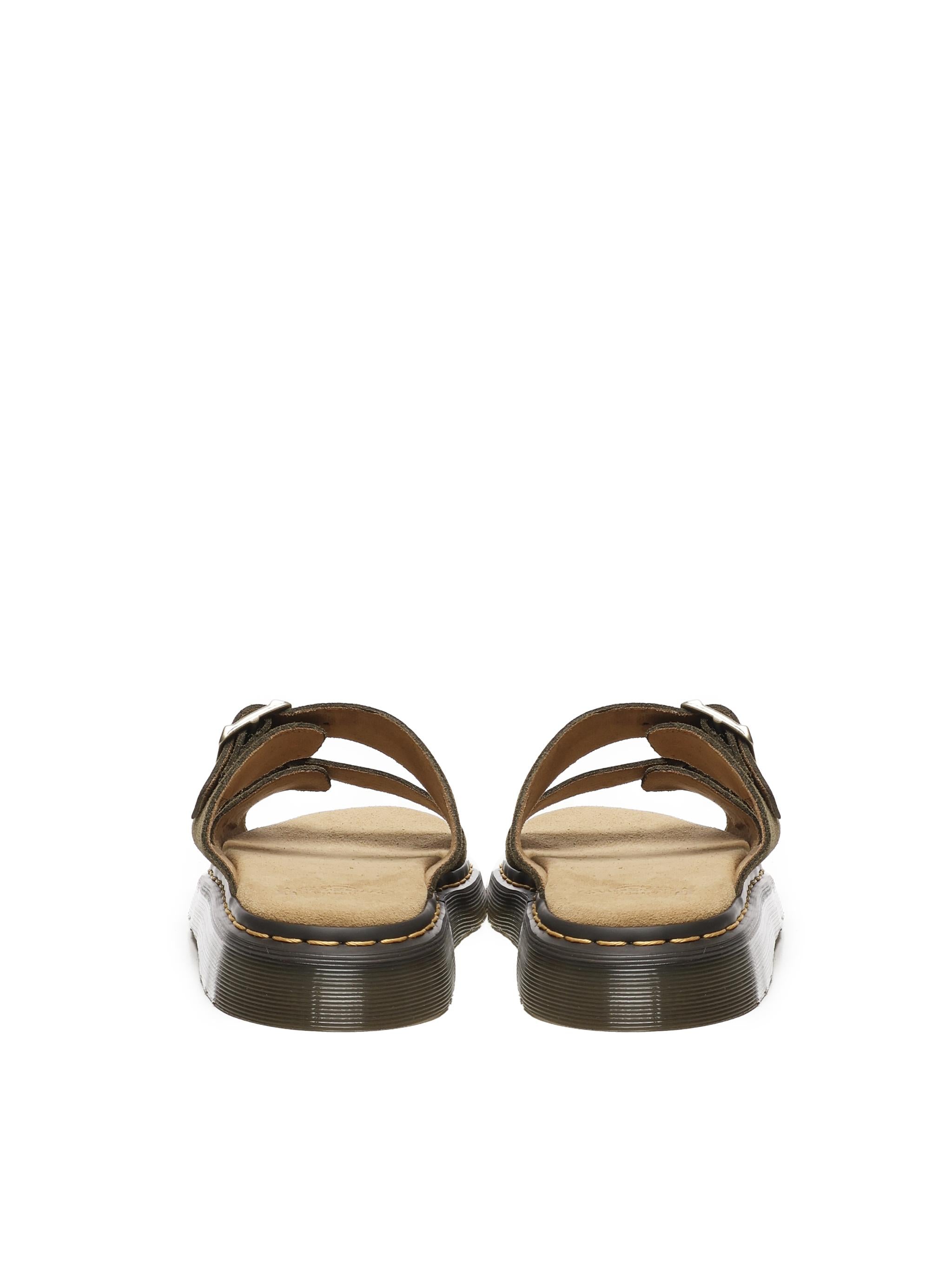 Sandali Josef in suede<BR/> 41083300 DR. MARTENS