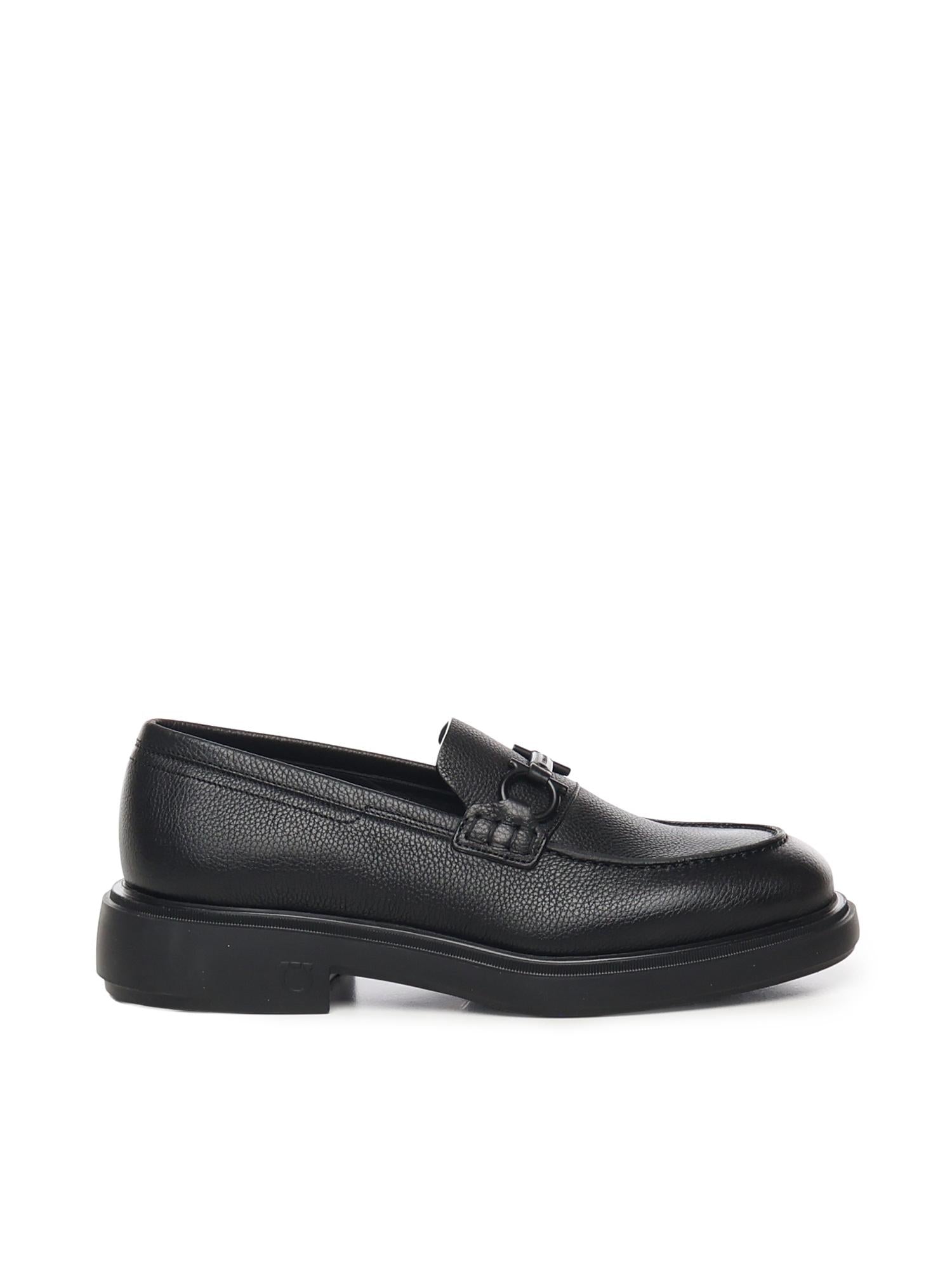 Mocassino con ornamento Gancini 029944 784396001 FERRAGAMO