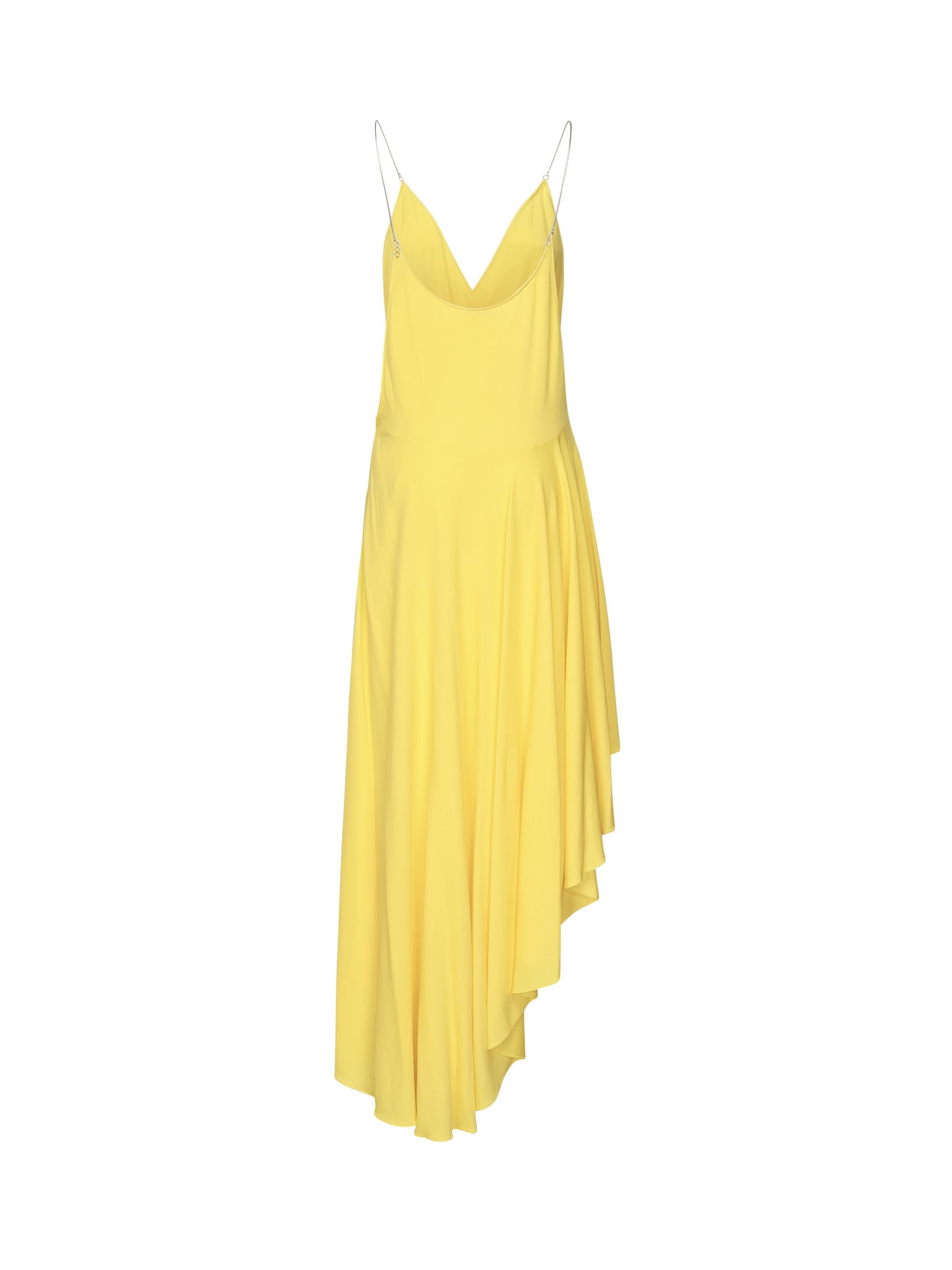 Abito sottoveste asimmetrico in jersey AA9R2588J077A 235 ALAIA