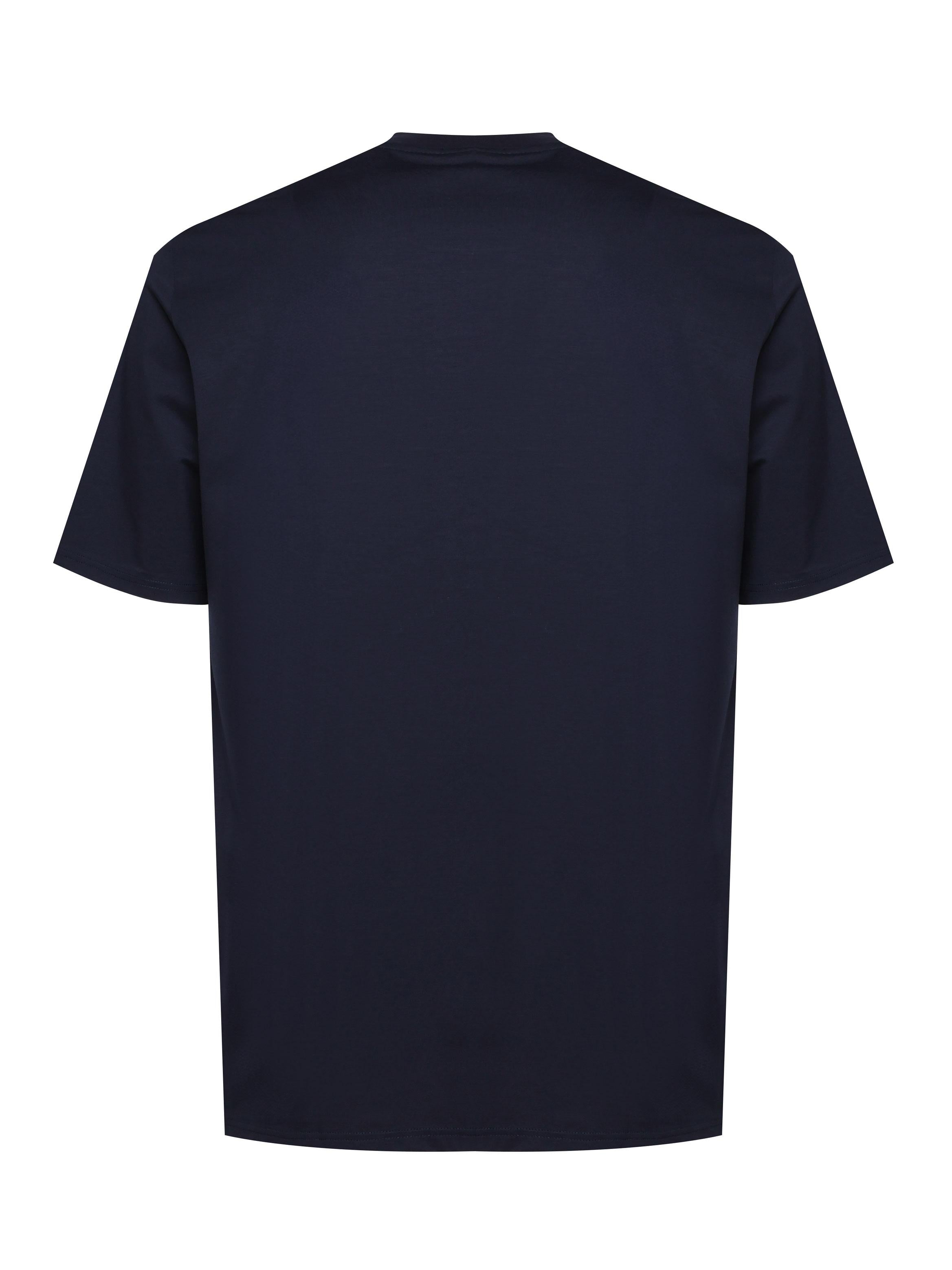 T-shirt in cotone premium VICE BLU GIULIANO GALIANO