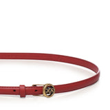 Cintura sottile in pelle<BR/> 105481 A0F1OA4Q PINKO