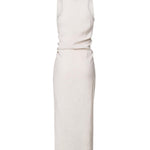 Abito lungo con drappeggio 4047 4273BEIGE SCARLETT G