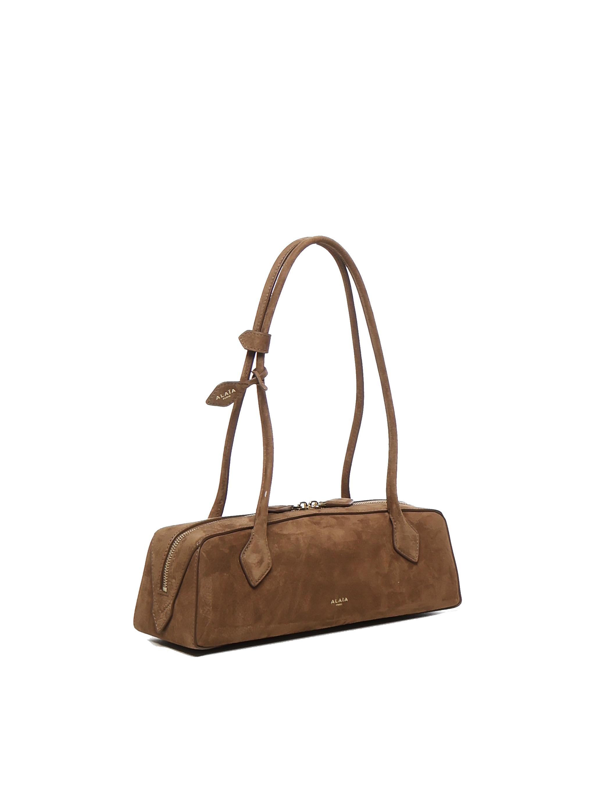 Borsa Le Teckel Media in nabuk AA1S06033CA214 731 ALAIA