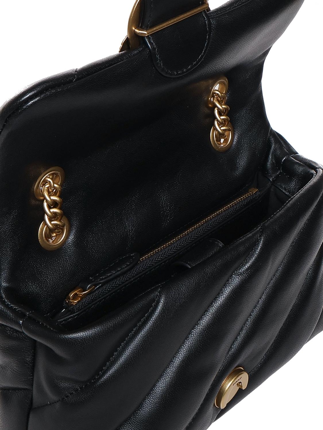 Borsa a tracolla piccola Love Bag Puff 100039 A0F2Z99Q PINKO