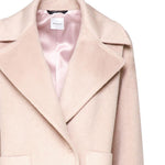 Cappotto in panno di lana 25AL112 ROSA ALISHEVA