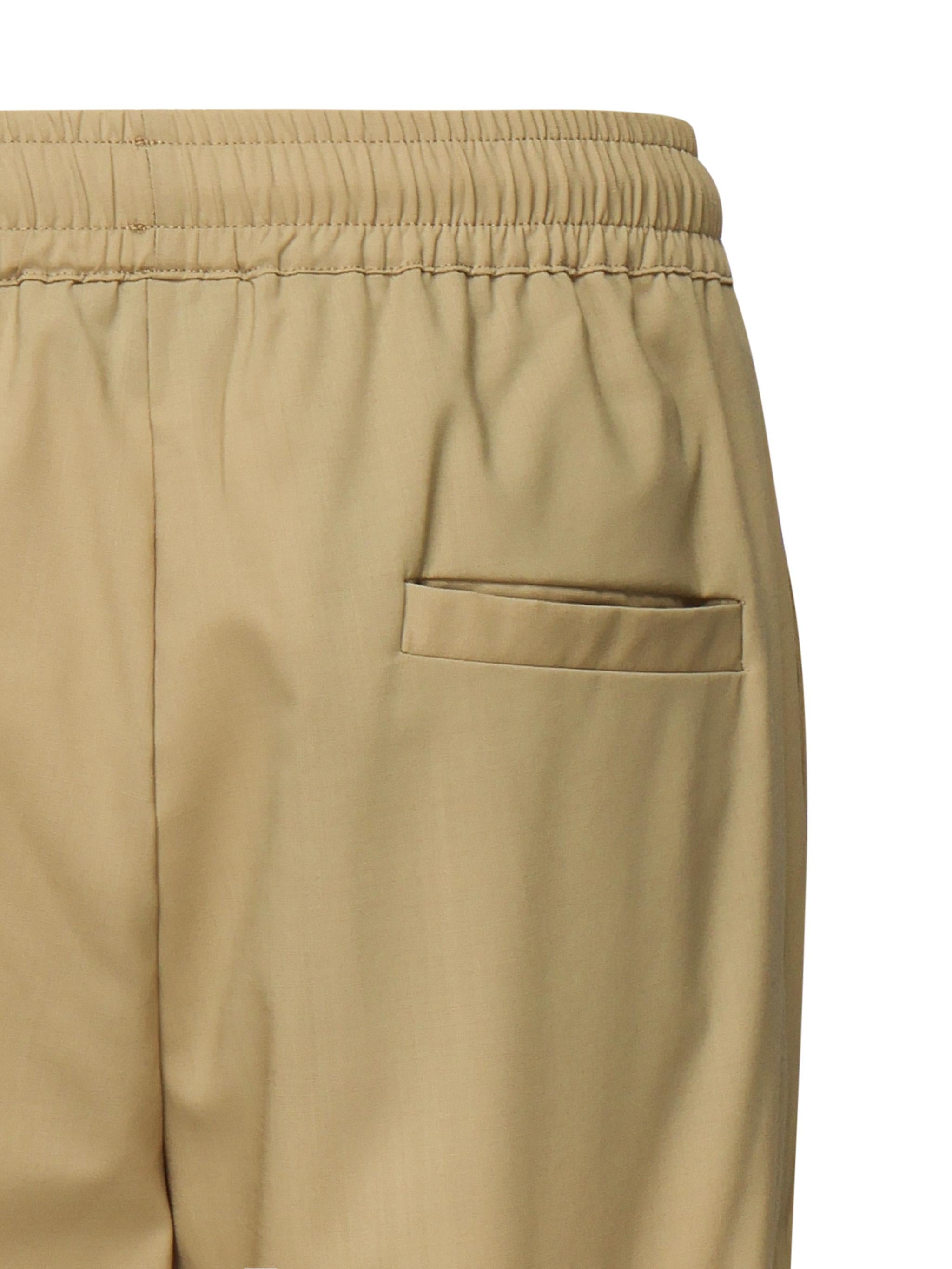 Pantaloni Fresh in fresco lana FRESH CAMEL GIULIANO GALIANO