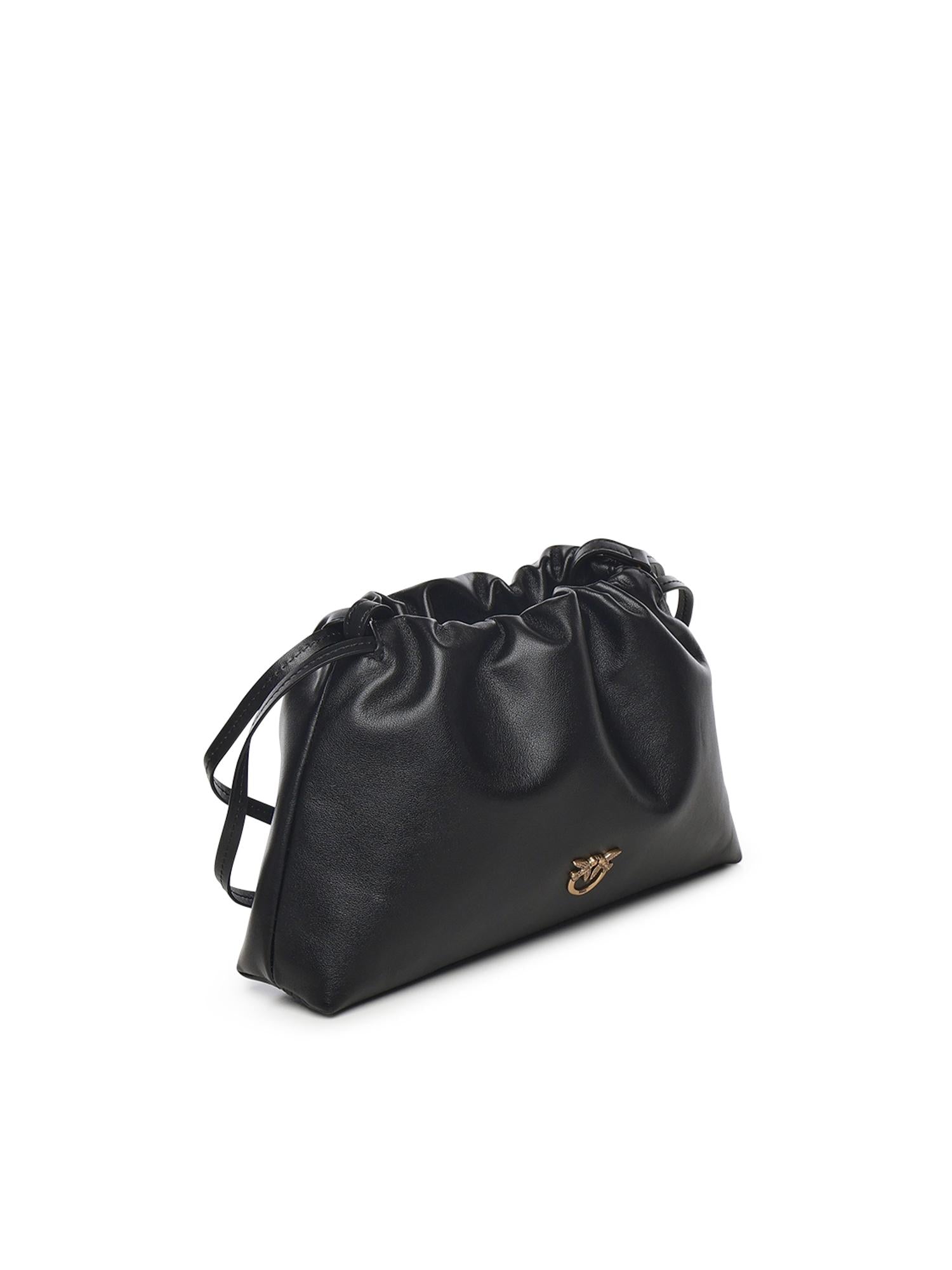 Borsa a spalla piccola in pelle 105907 A0QOZ99Q PINKO