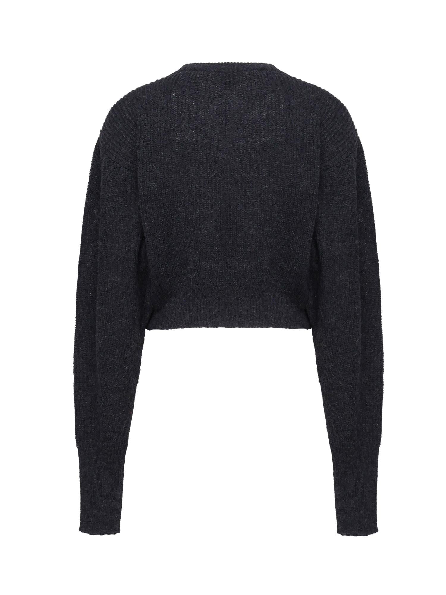 Maglia con maniche a sbuffo e logo 114278 1725 ROTATE
