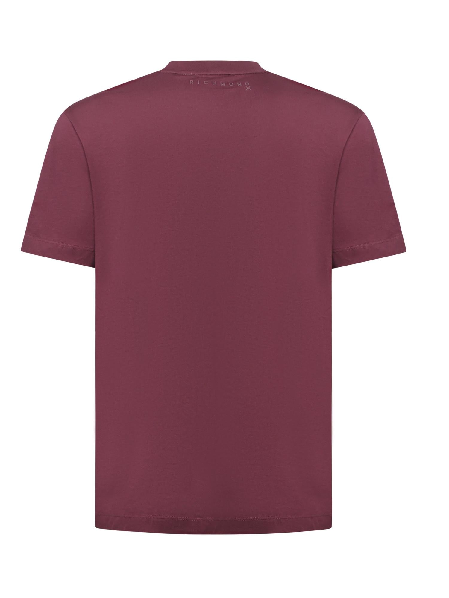 T-shirt Simen in cotone<BR/> UMA25053TS FIG RICHMOND X