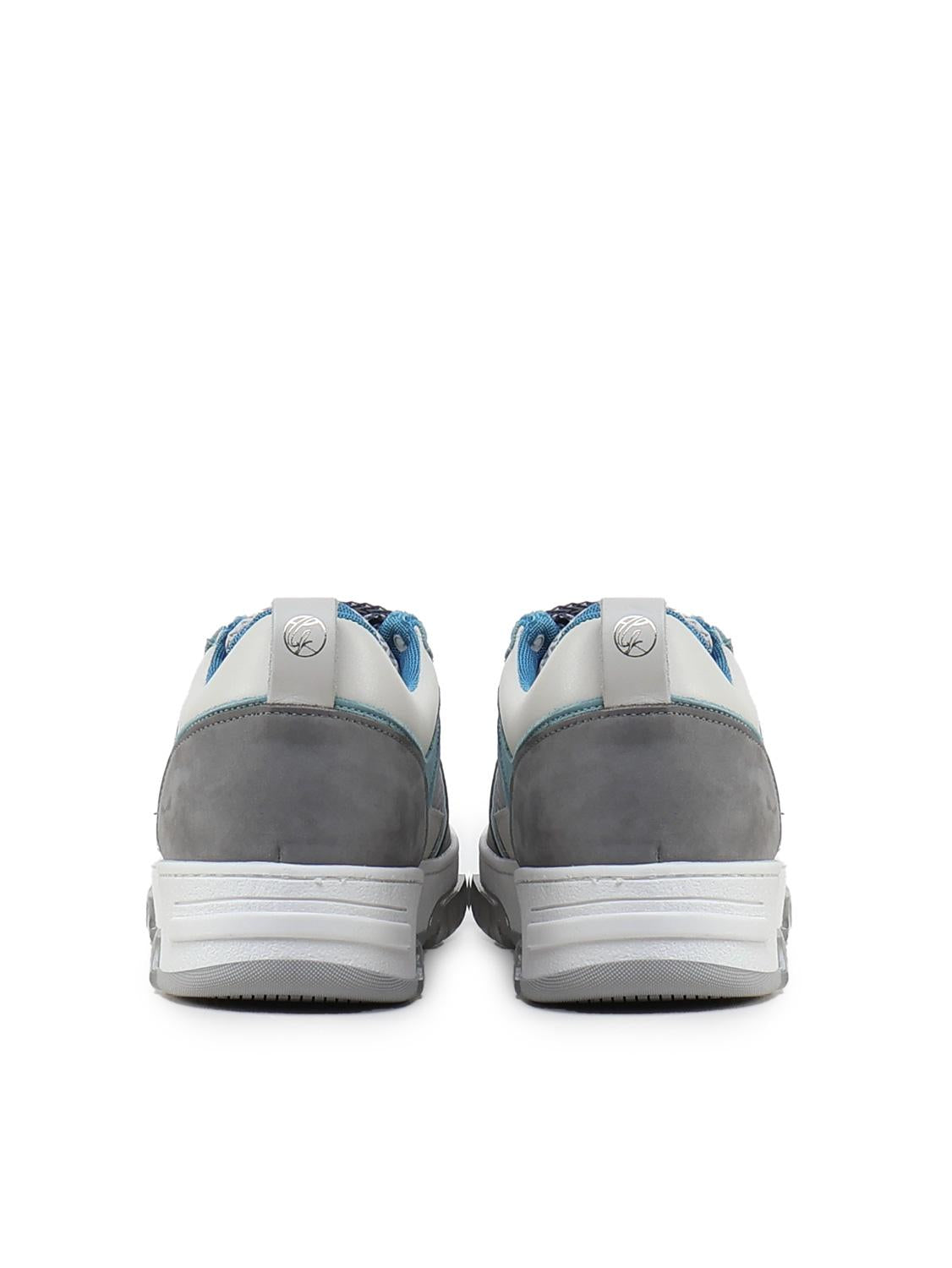 Sneakers Vyper in mesh e suede VYPER -GREY/BLU GIULIANO GALIANO