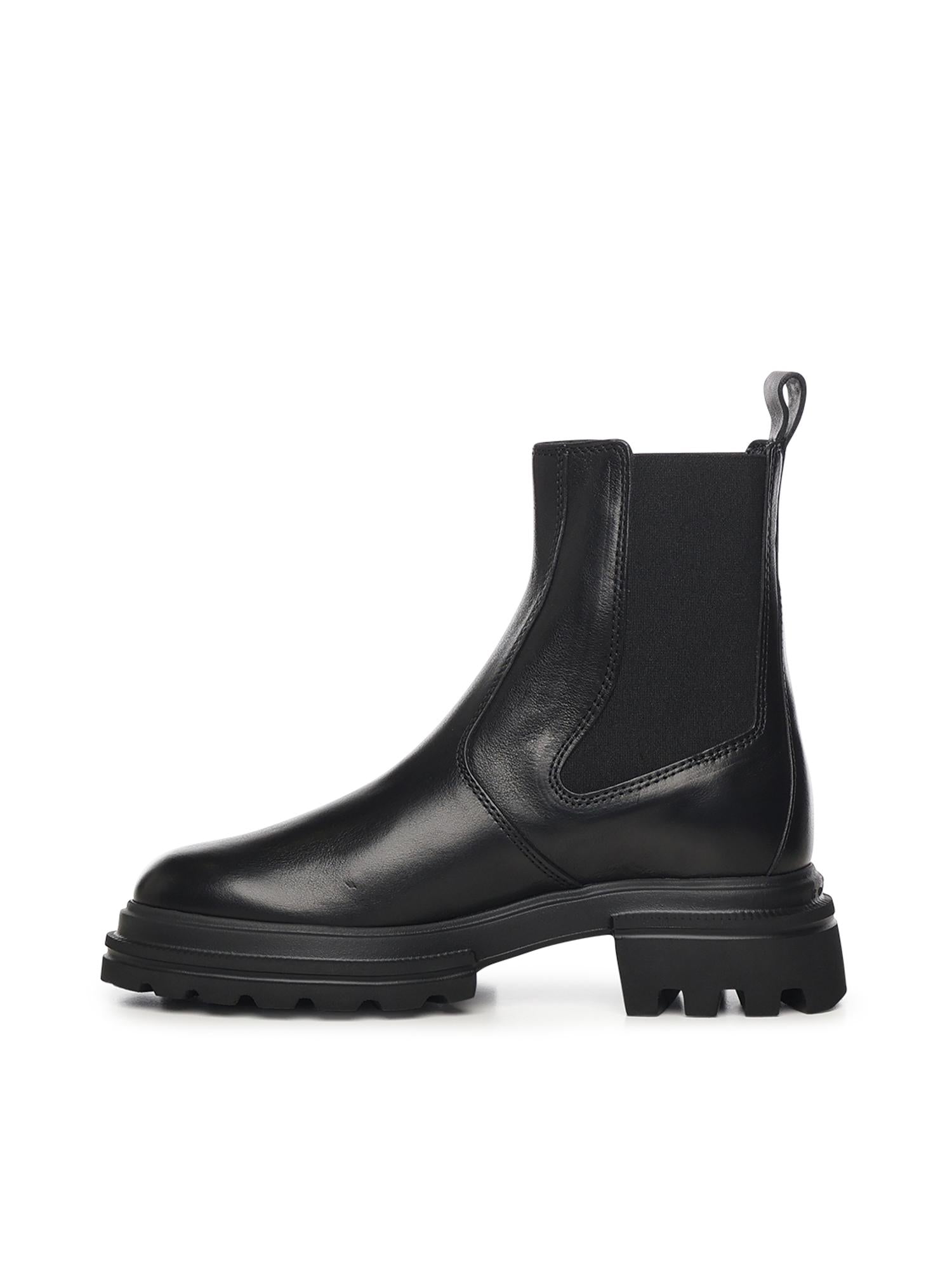 Chelsea Ankle Boots in pelle HXW6740FM0IKXT B999 HOGAN