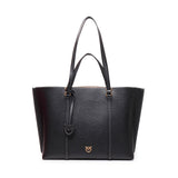 Borsa shopper grande in pelle bottalata 102832 A1LFZ99Q PINKO