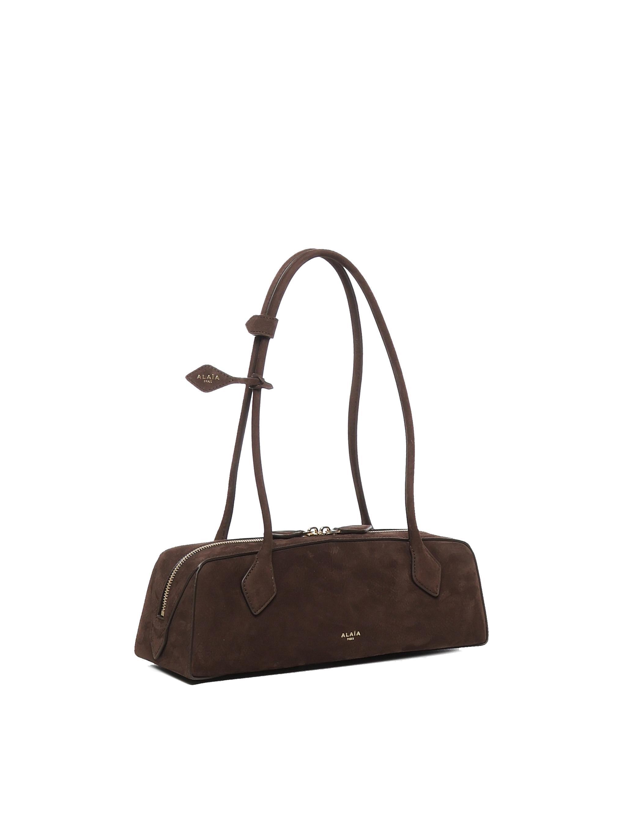 Borsa Le Teckel Media in nabuk AA1S06033CA214 741 ALAIA