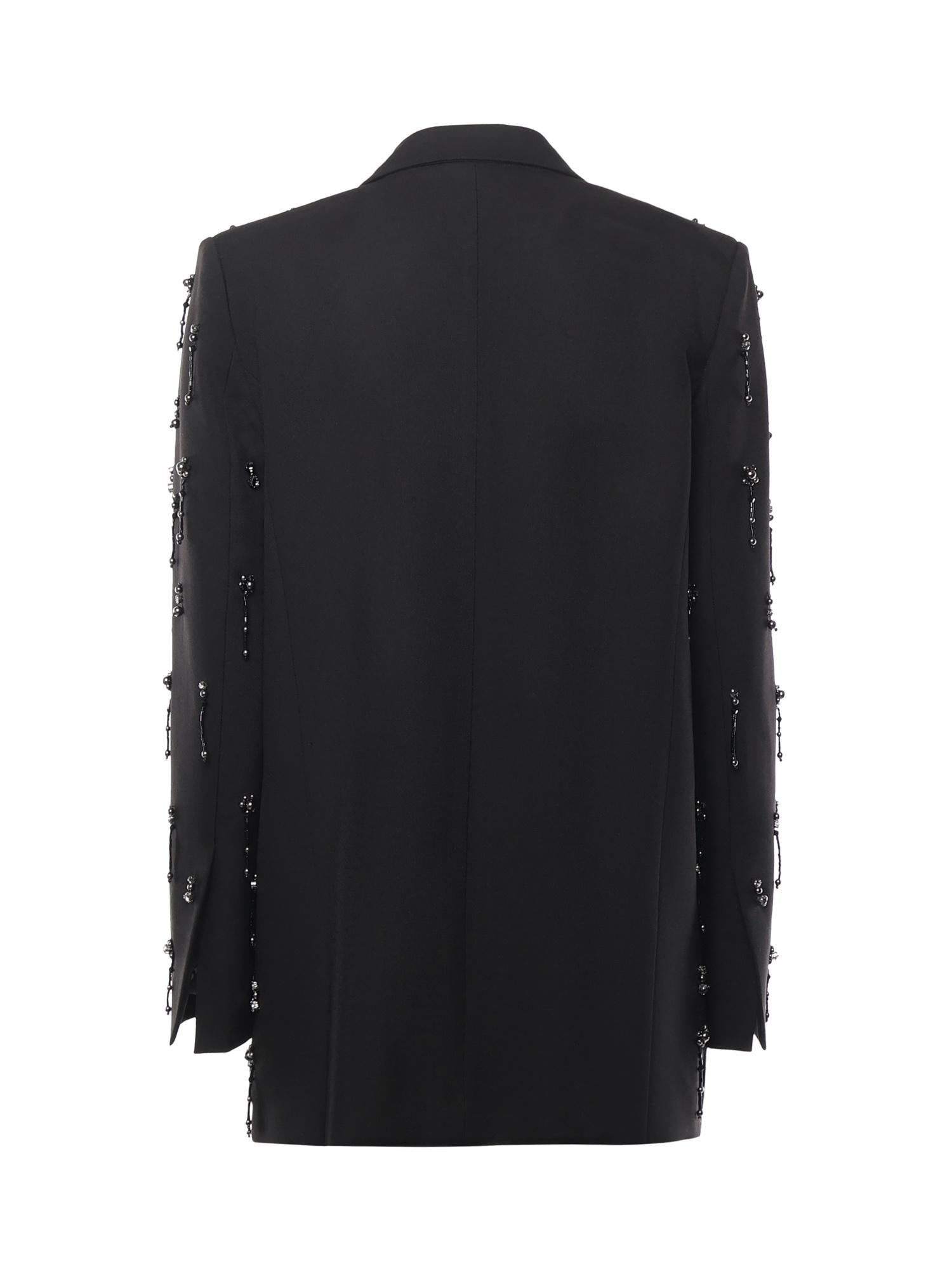 Blazer con cristalli e perle 105411 A2PNZ99 PINKO