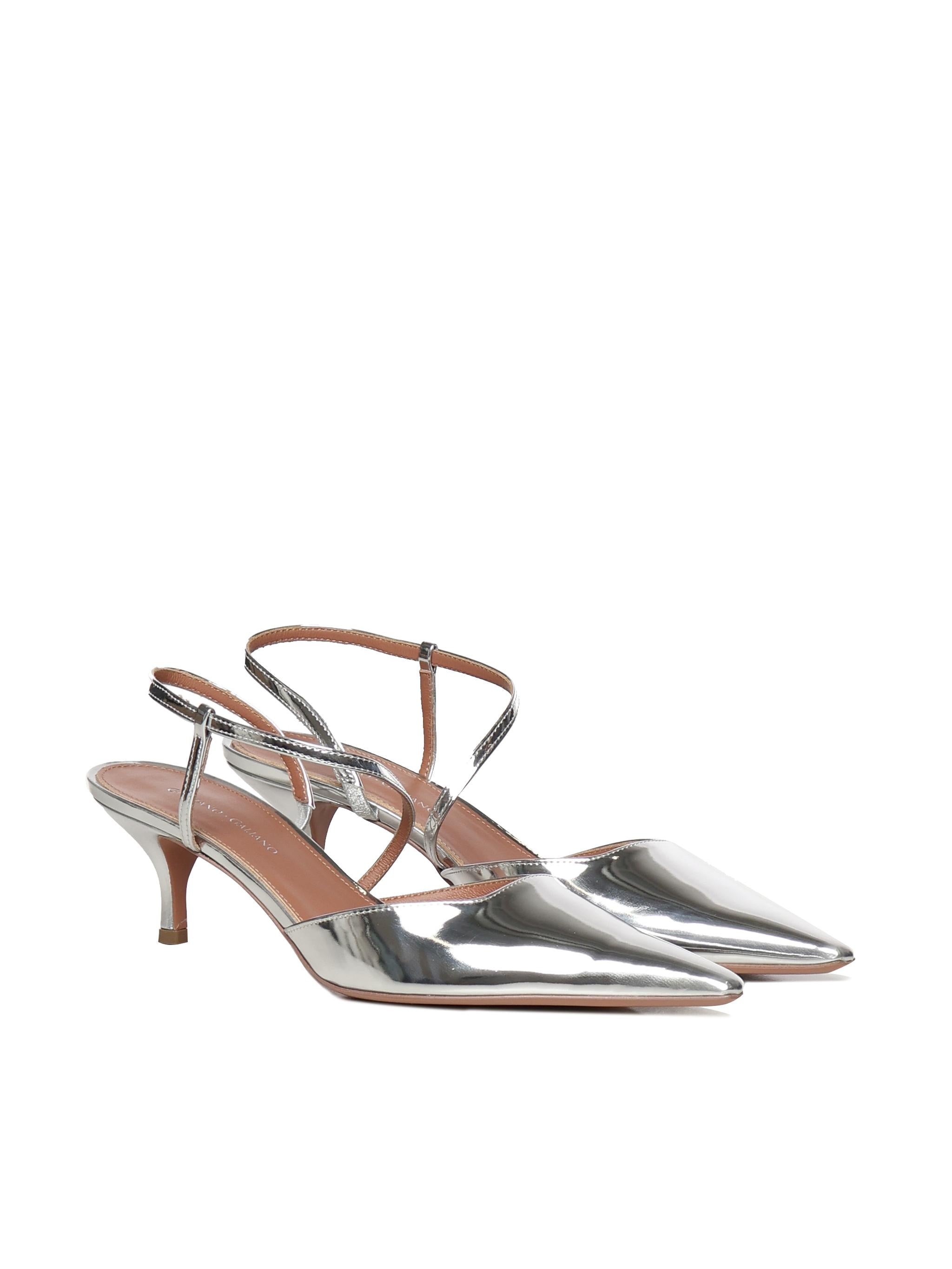 Sandali Demi in pelle specchio DEMI50 SPECCHIOARGENTO GIULIANO GALIANO