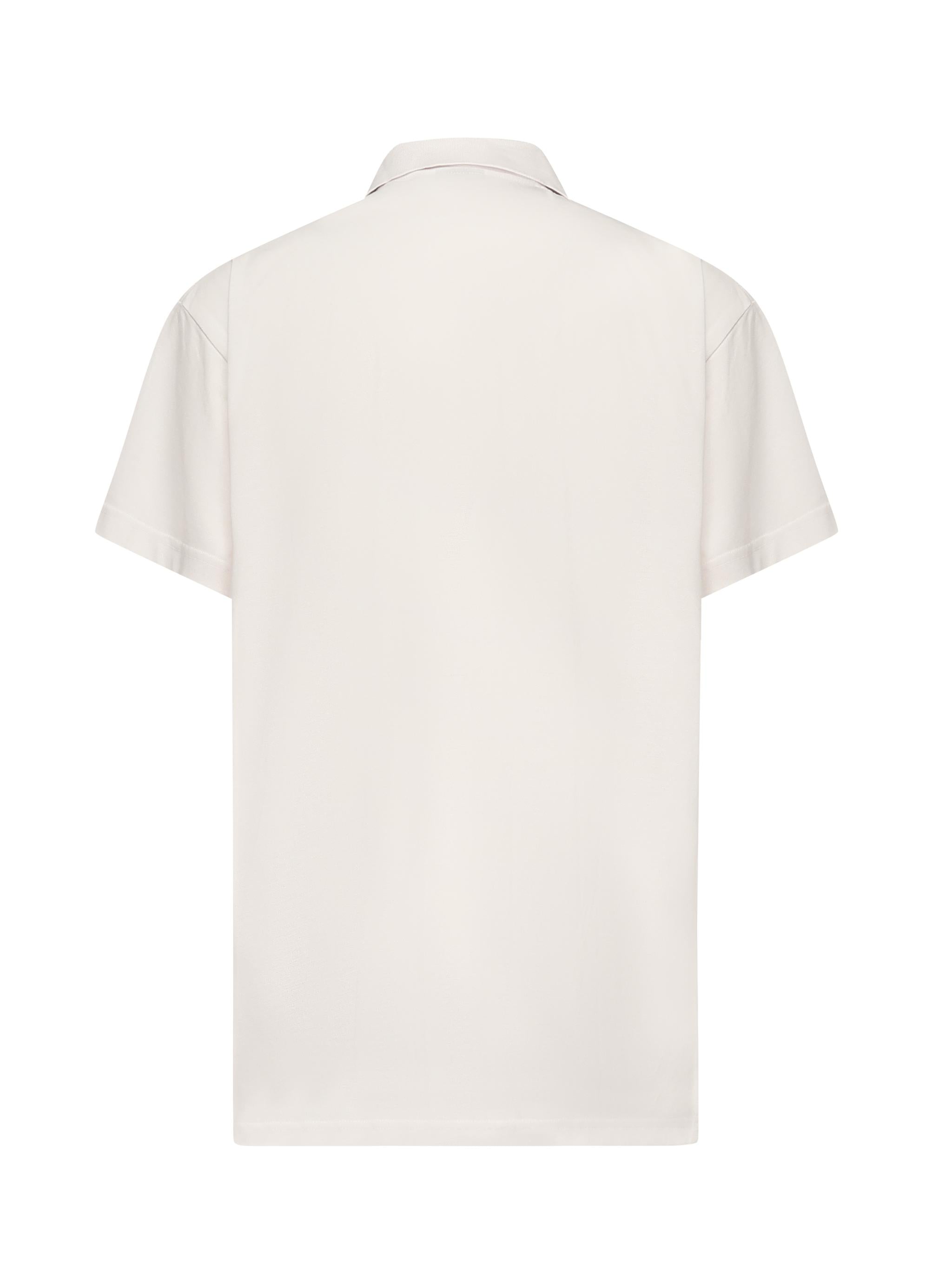 Polo Intertwined in piqué di cotone 813299 TRVW49012 BALENCIAGA