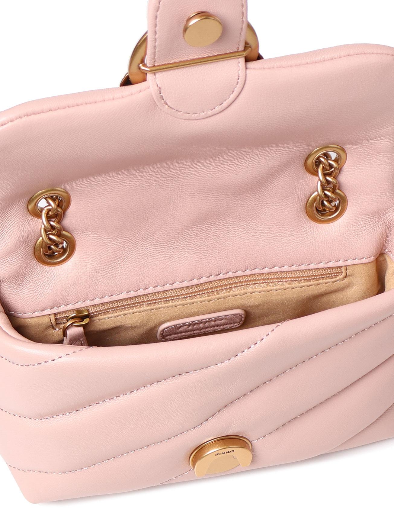 Borsa a tracolla piccola Baby Love Bag Puff 100040 A0F2O81Q PINKO