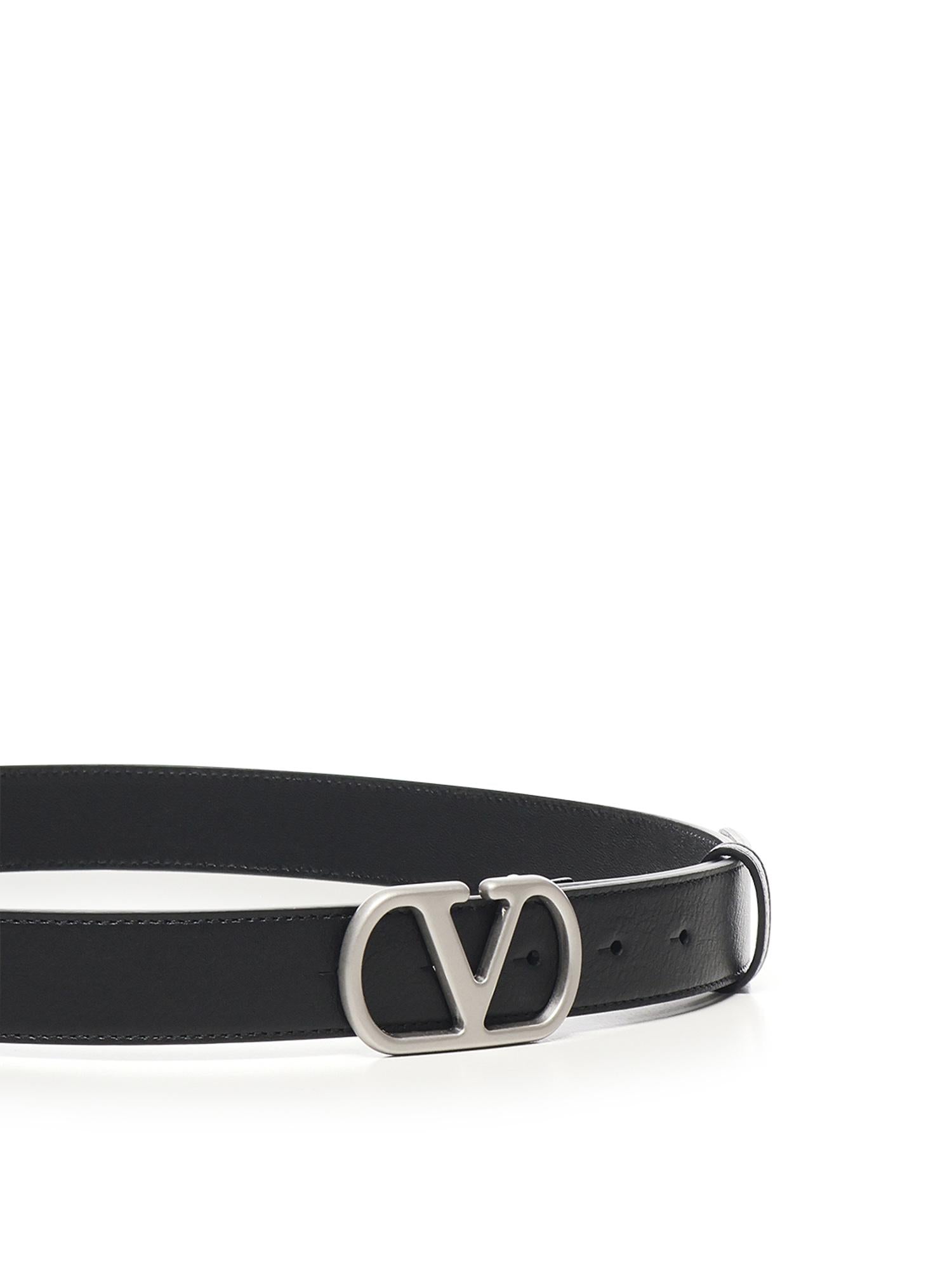Cintura Vlogo Singature in in pelle<BR/> 7Y2T0SM3 UPC0NO VALENTINO GARAVANI