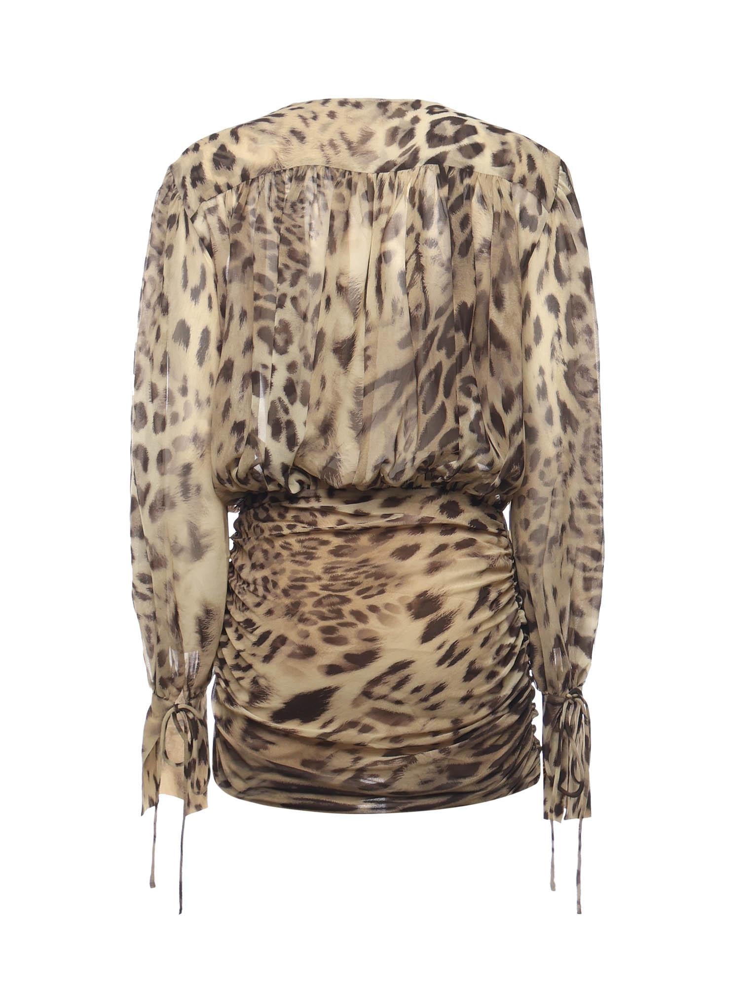 Mini abito Yulia T180155B TNP255ANIMALIER THE ANDAMANE