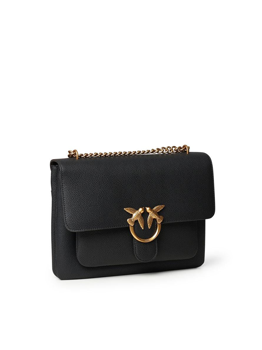 Borsa a tracolla grande Love Bag in pelle 104527 A29QZ99Q PINKO