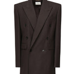 Blazer doppiopetto in lana 823616 Y5K322124 SAINT LAURENT