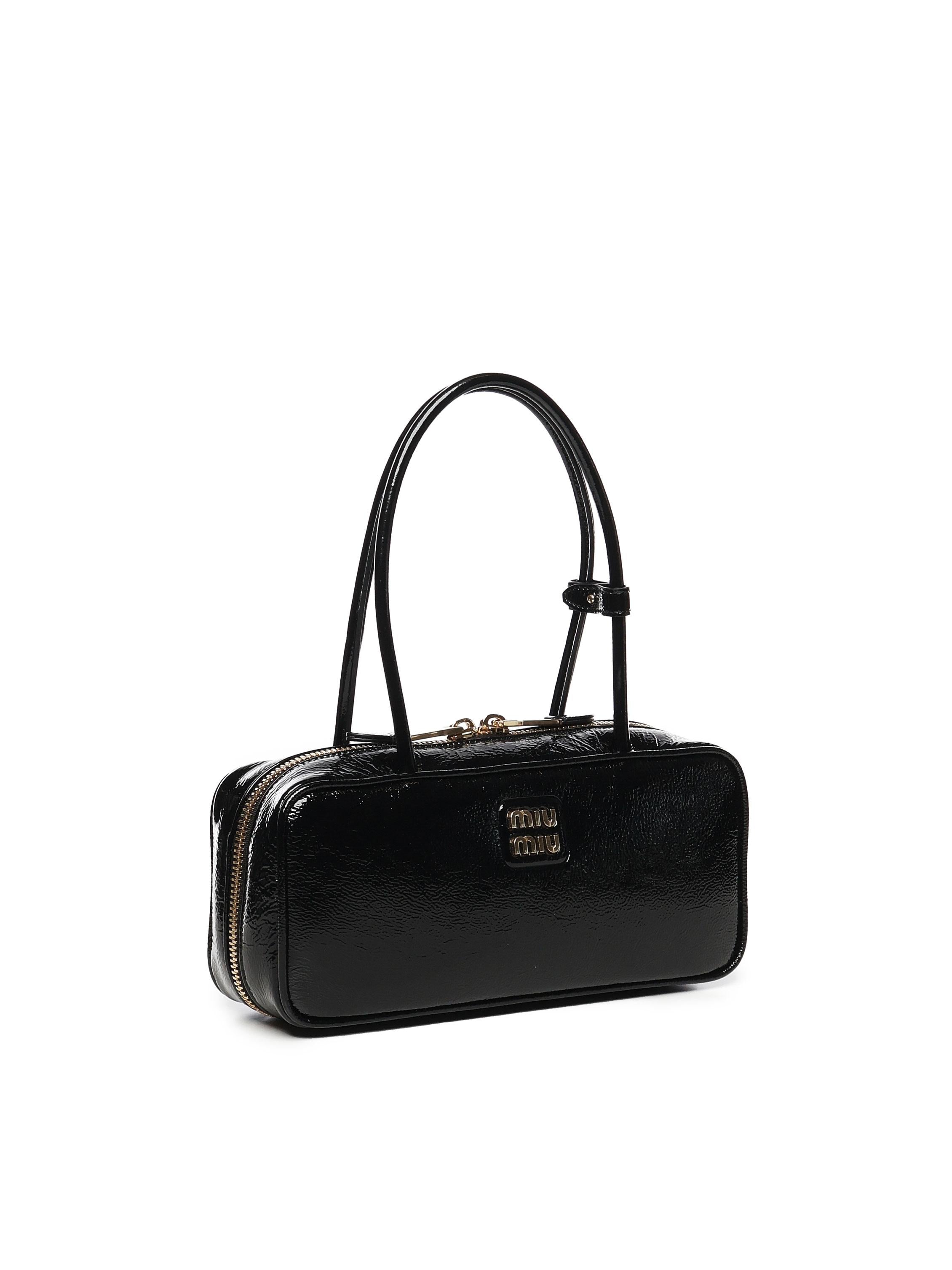 Borsa Beau in vernice naplak 5BB173 ADNTF0002 MIU MIU